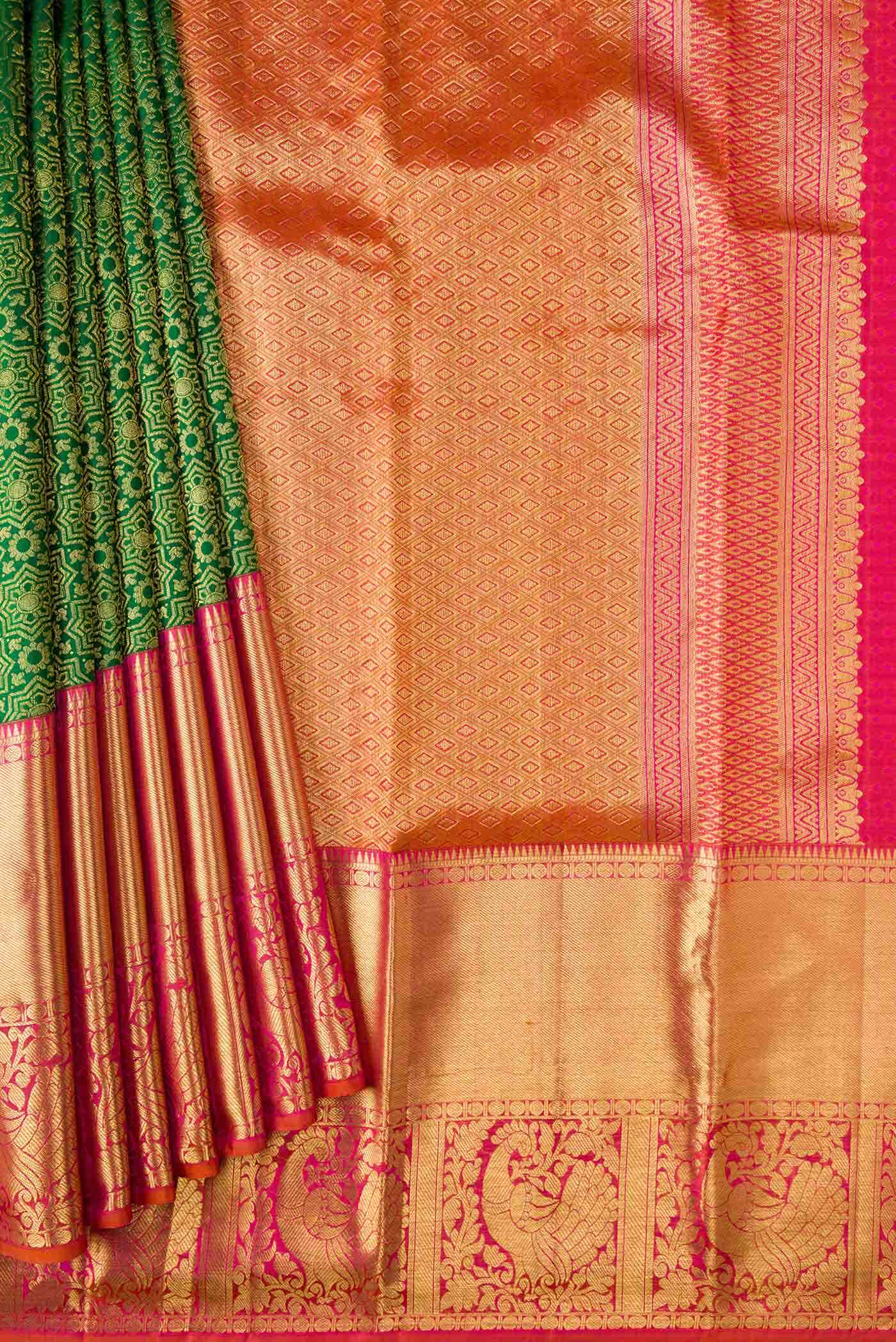 Green Kanchipuram Silk Saree