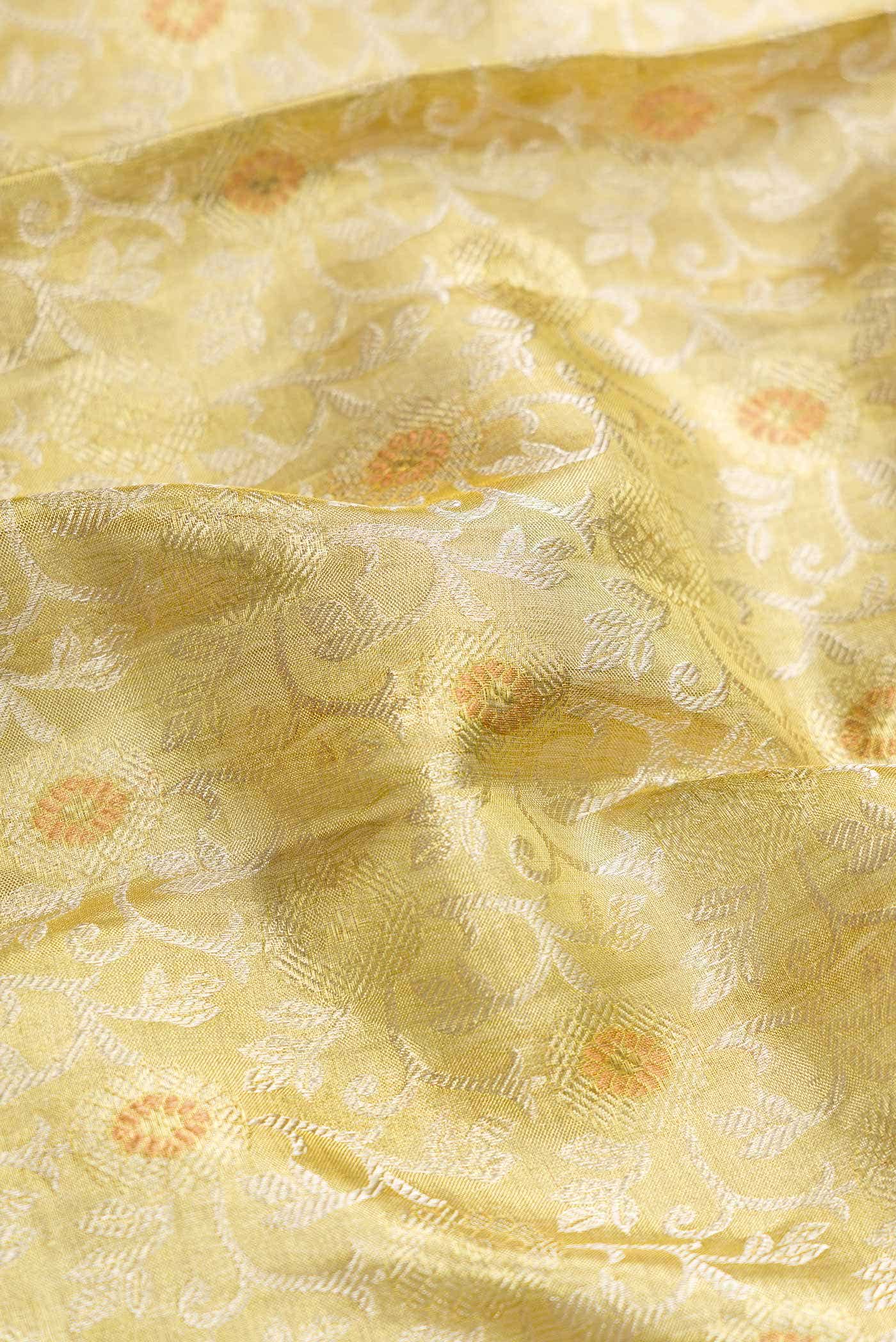 Gold Kanchipuram Tissue Silk Saree