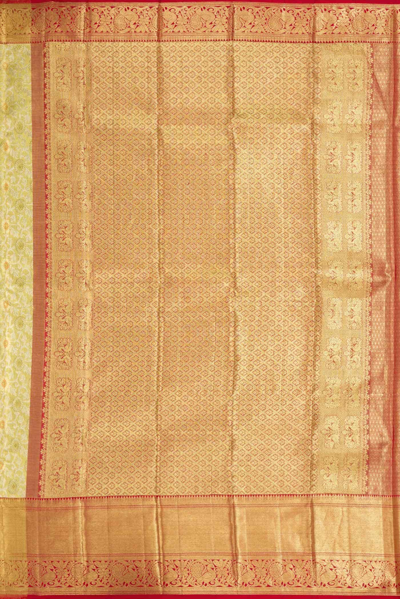 Gold Kanchipuram Tissue Silk Saree