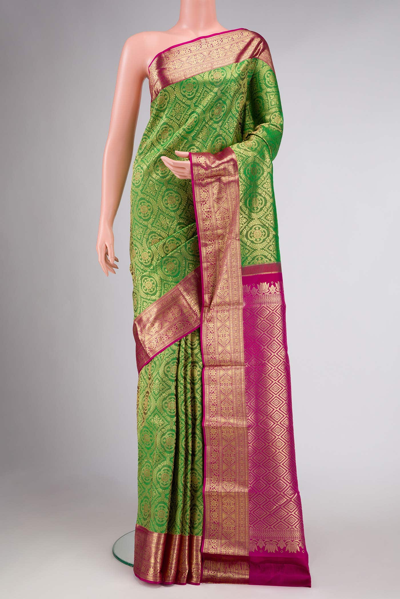 Green Kanchipuram Silk Saree