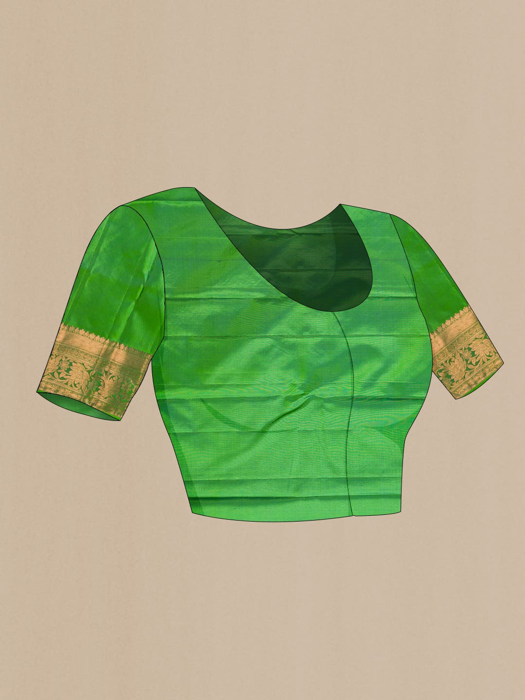 Green Kanchipuram Silk Saree