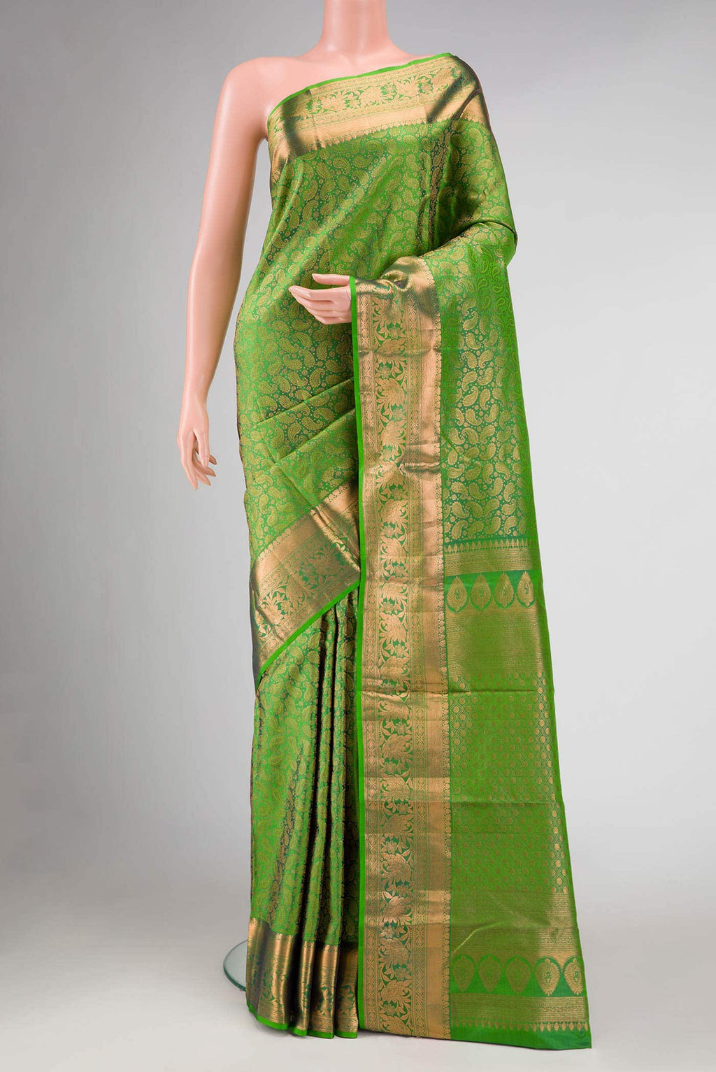 Green Kanchipuram Silk Saree