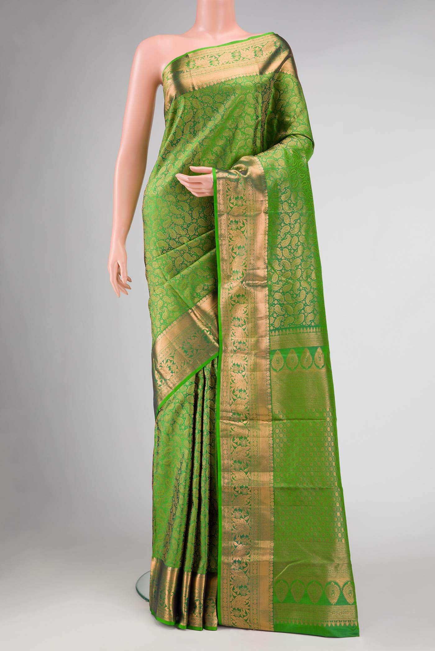 Green Kanchipuram Silk Saree