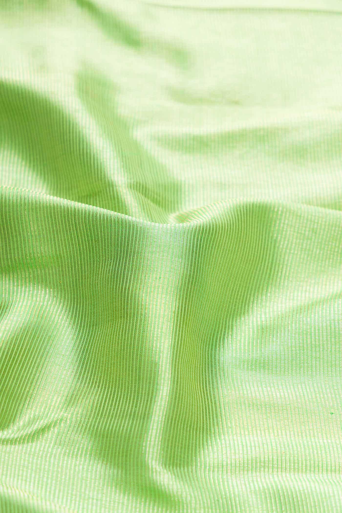 Green Dual Tone Kanchipuram Silk Saree