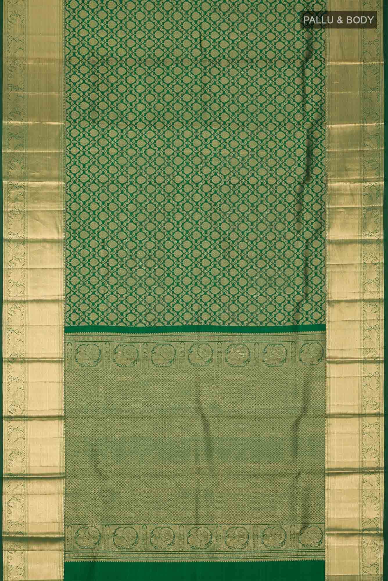Green Kanchipuram Silk Saree