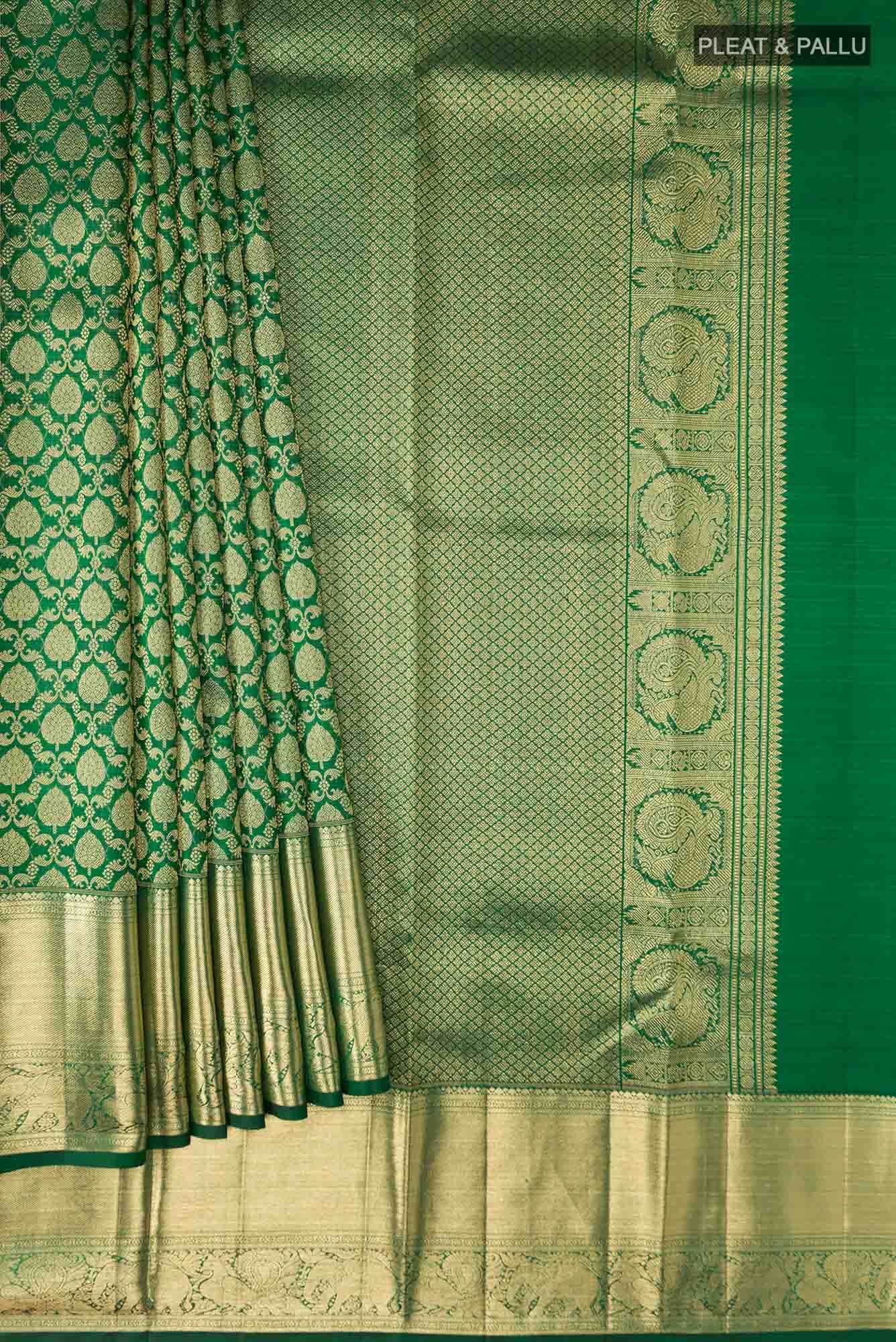 Green Kanchipuram Silk Saree