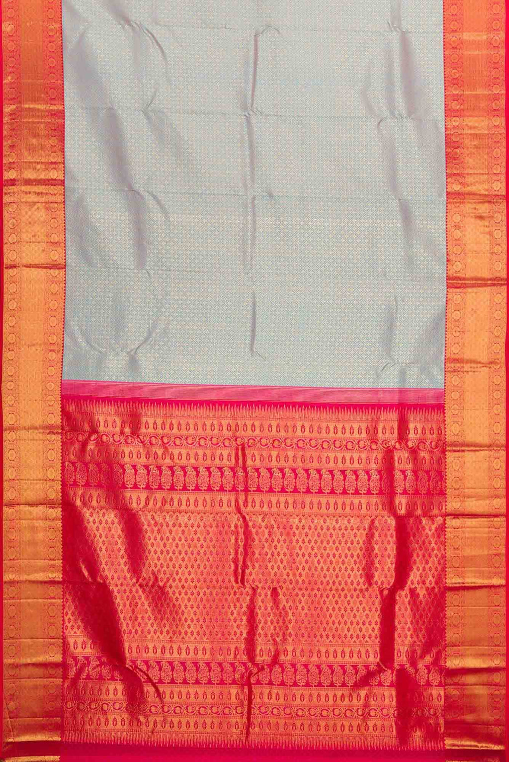 Green Dual Tone Kanchipuram Silk Saree