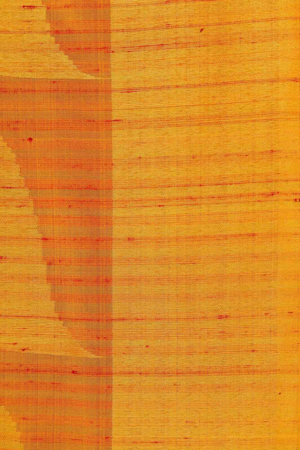 Mustard Dual Tone Kanchipuram Silk Saree