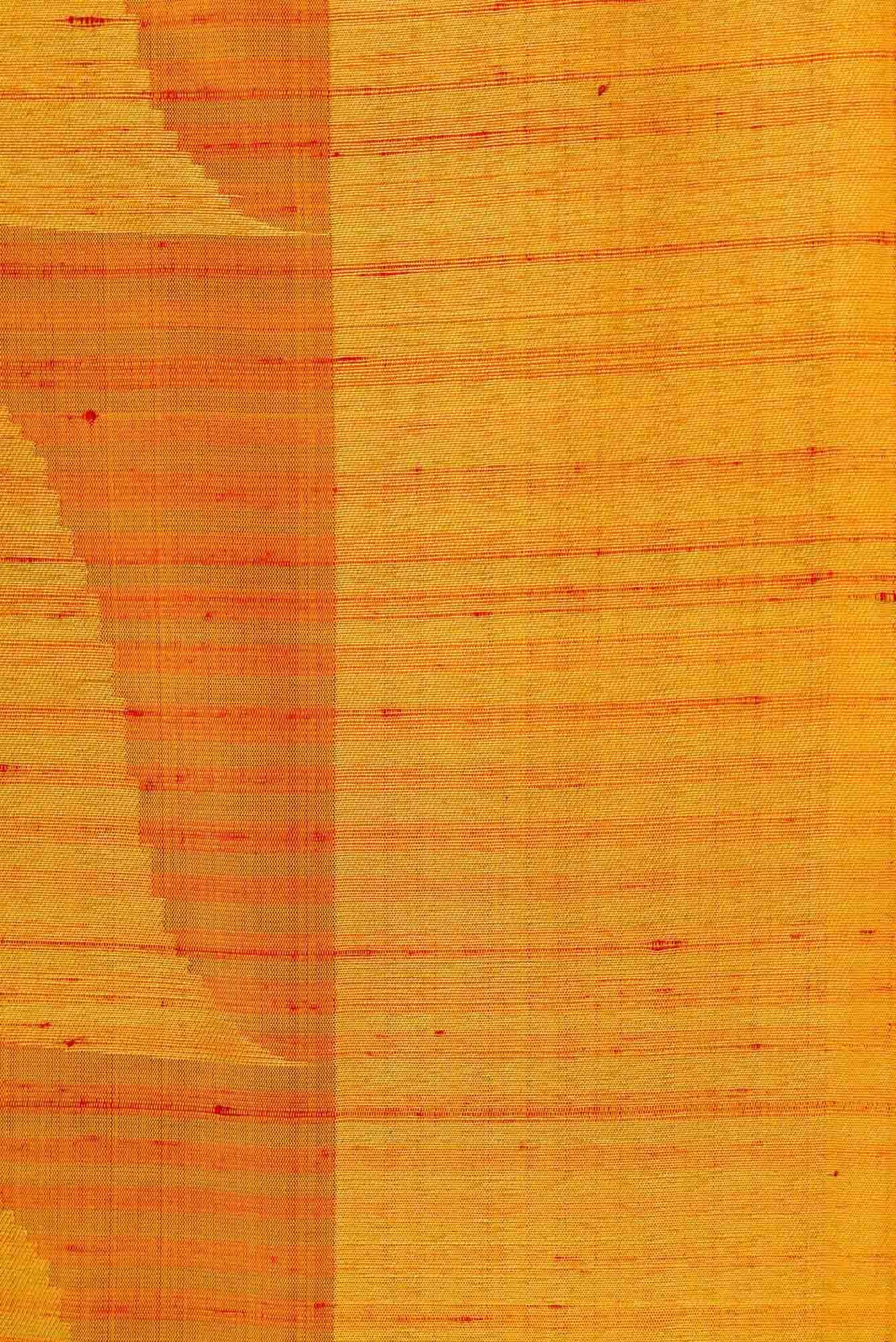 Mustard Dual Tone Kanchipuram Silk Saree