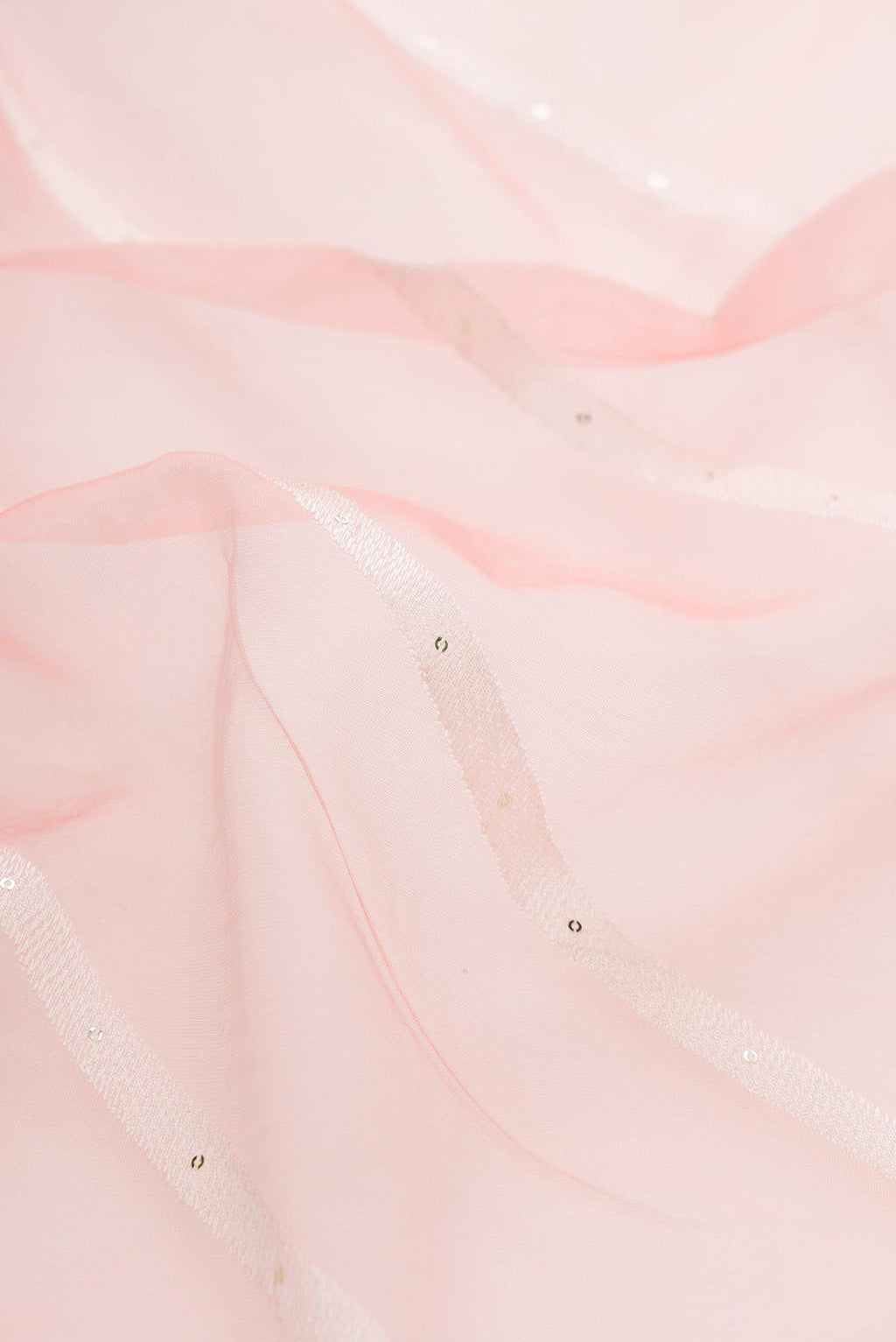 Pink Organza Silk Saree