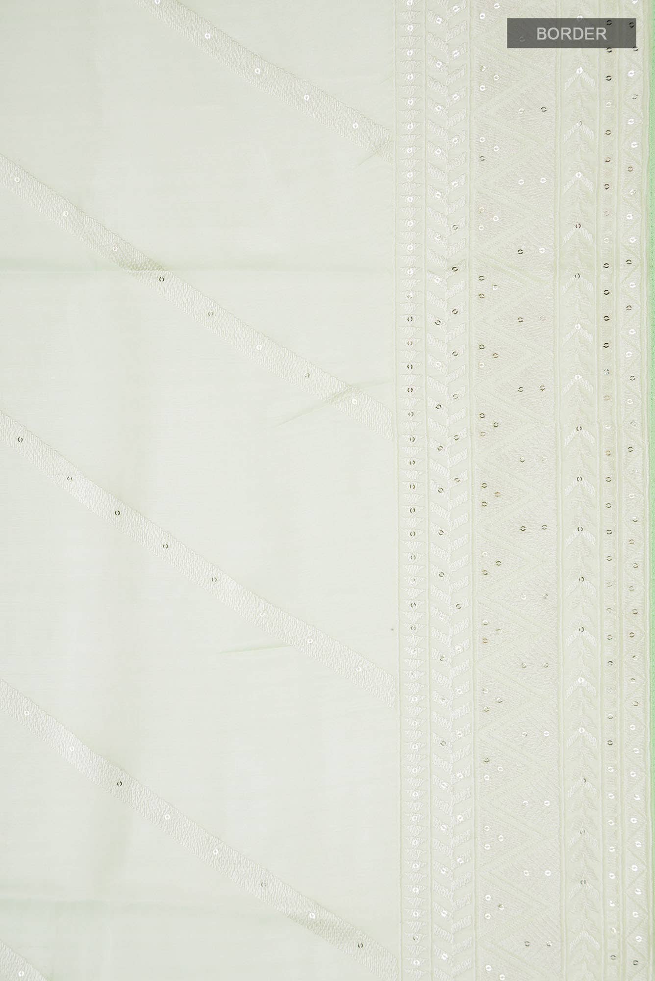 Light Green Organza Silk Saree