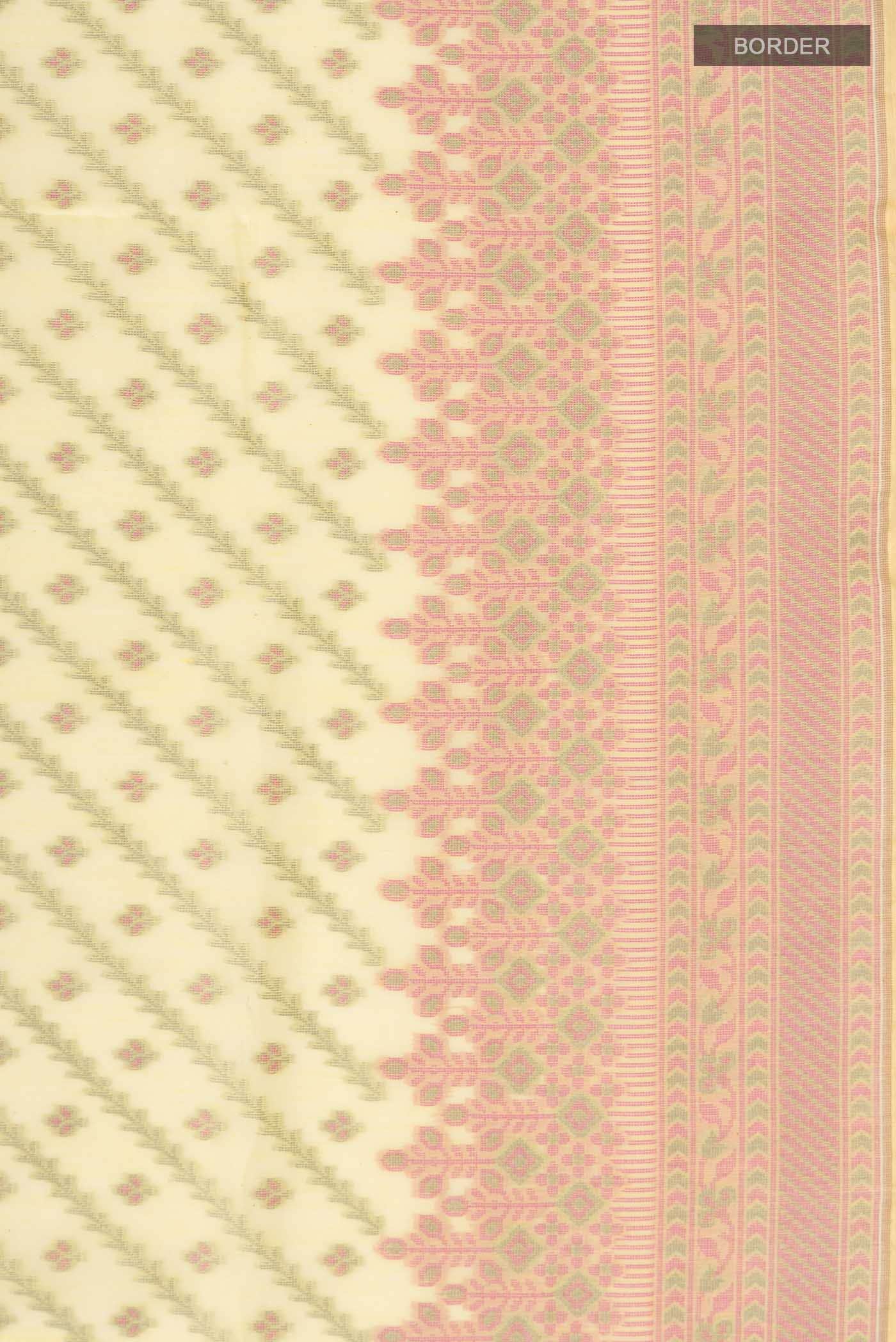 Yellow Banarasi Silk Cotton Saree