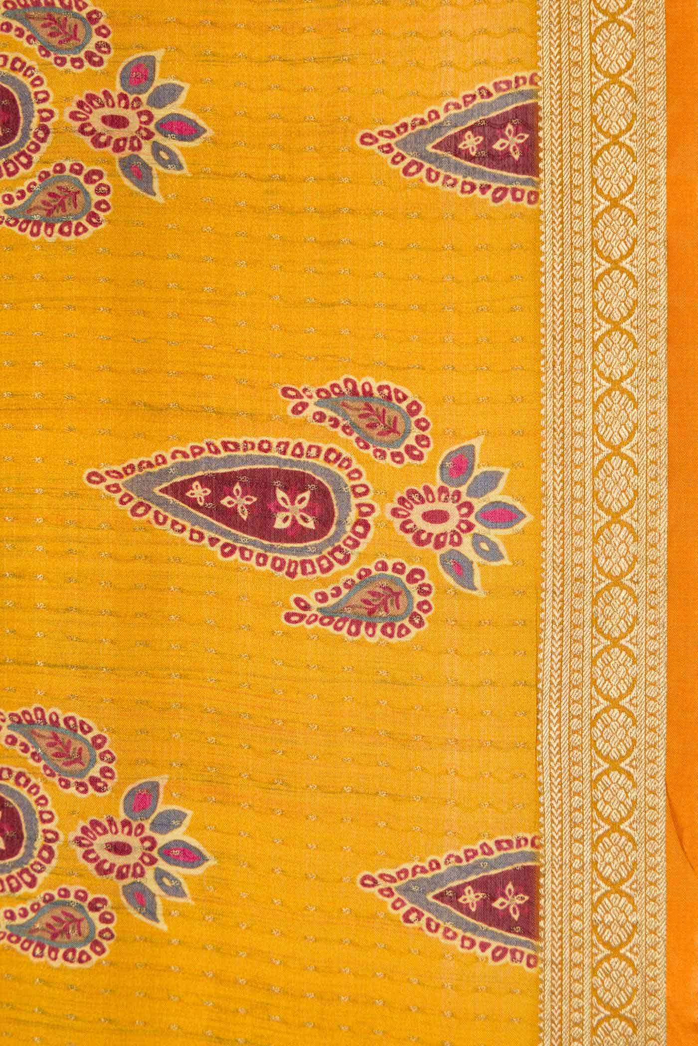 Sandal Mysore Crepe Saree
