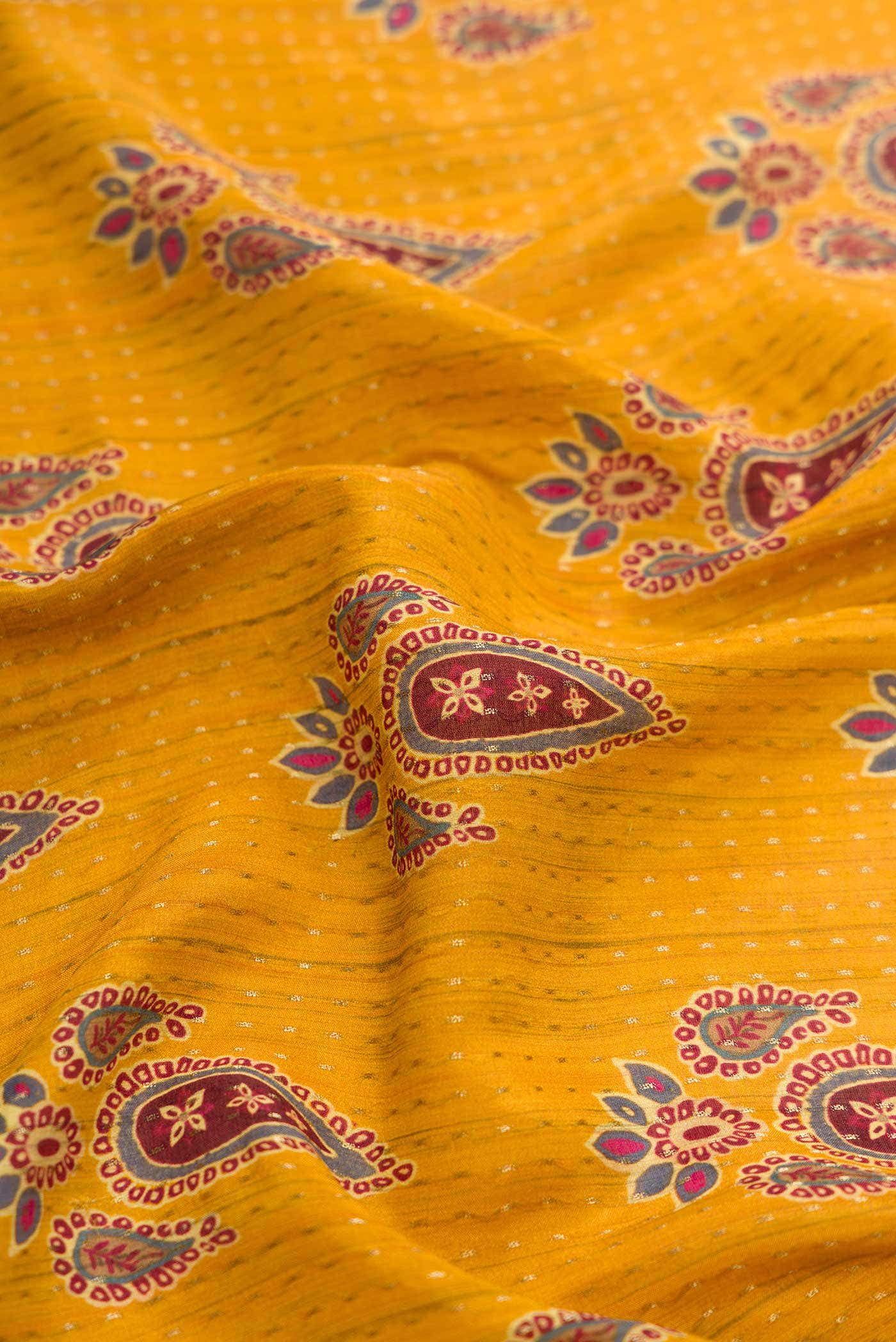 Sandal Mysore Crepe Saree