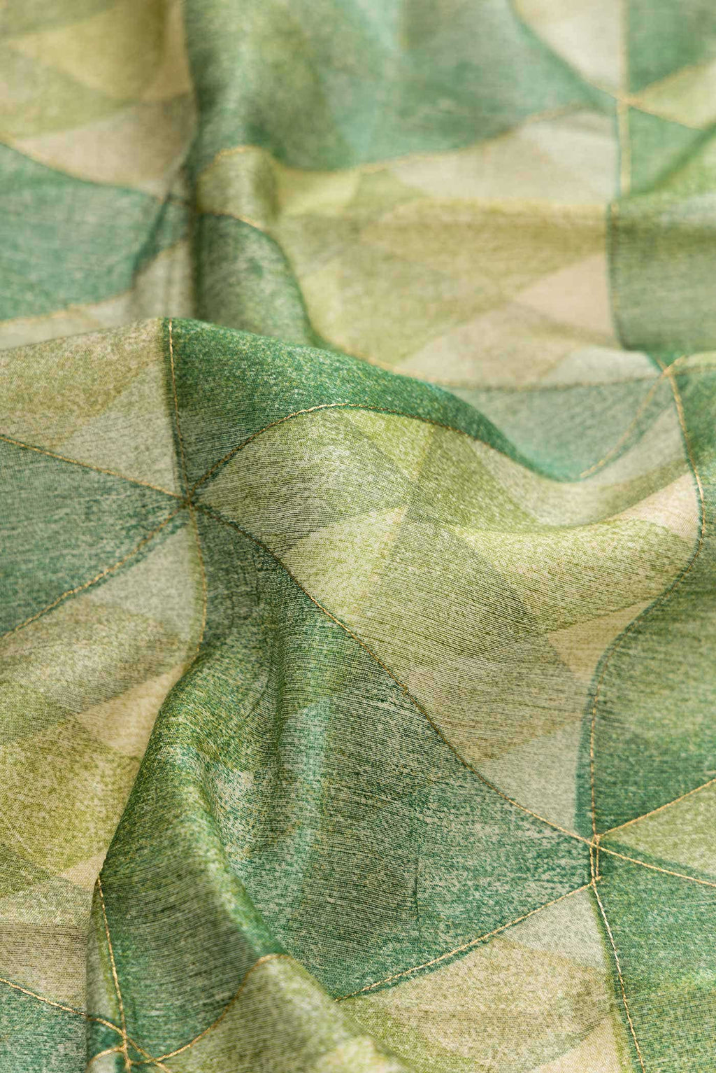 Green Tussar Silk Saree