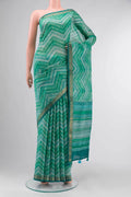 Green Tussar Silk Saree