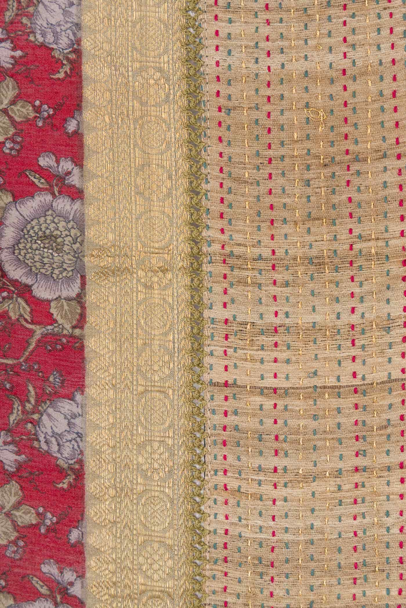 Mauve Tussar Silk Saree