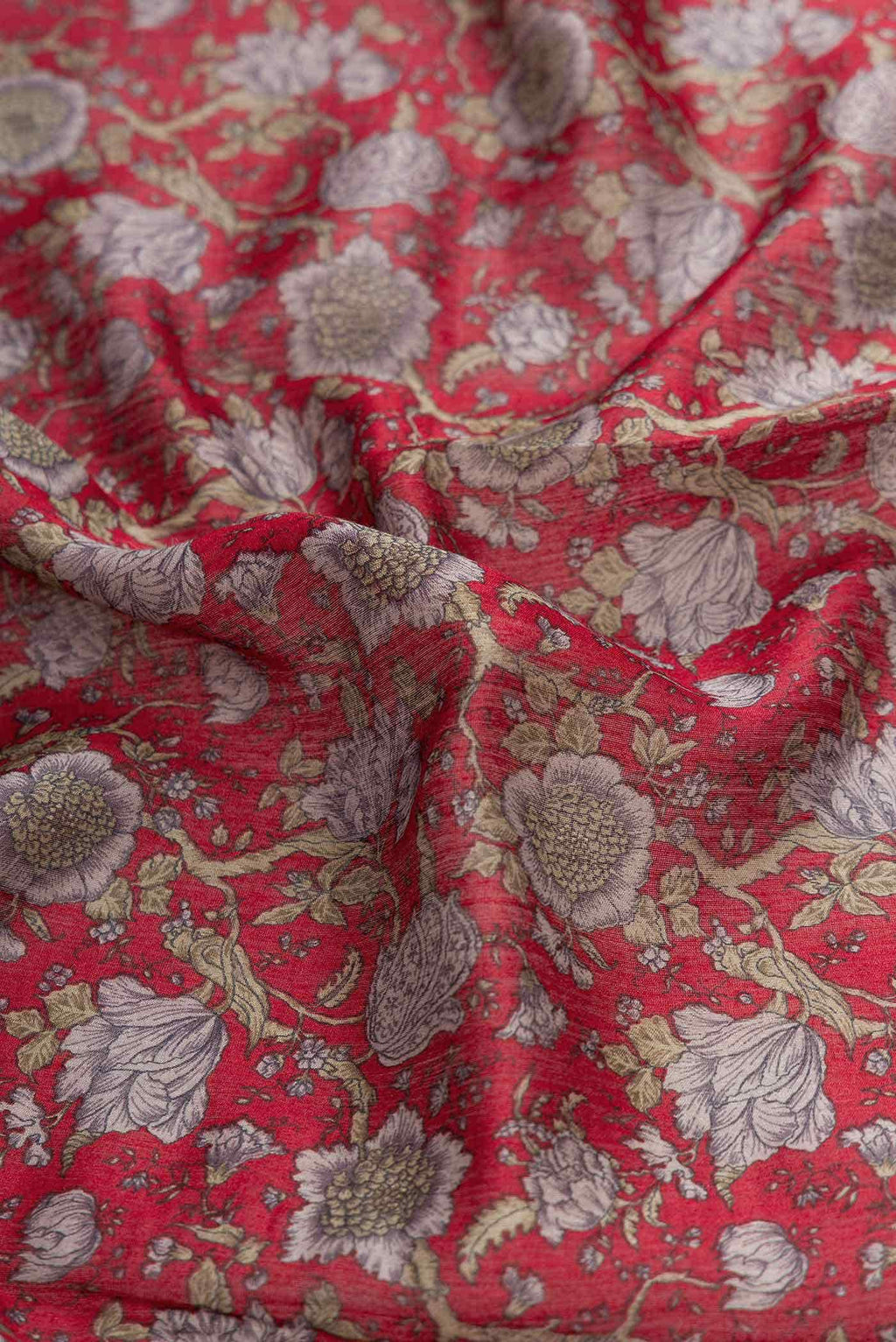 Mauve Tussar Silk Saree