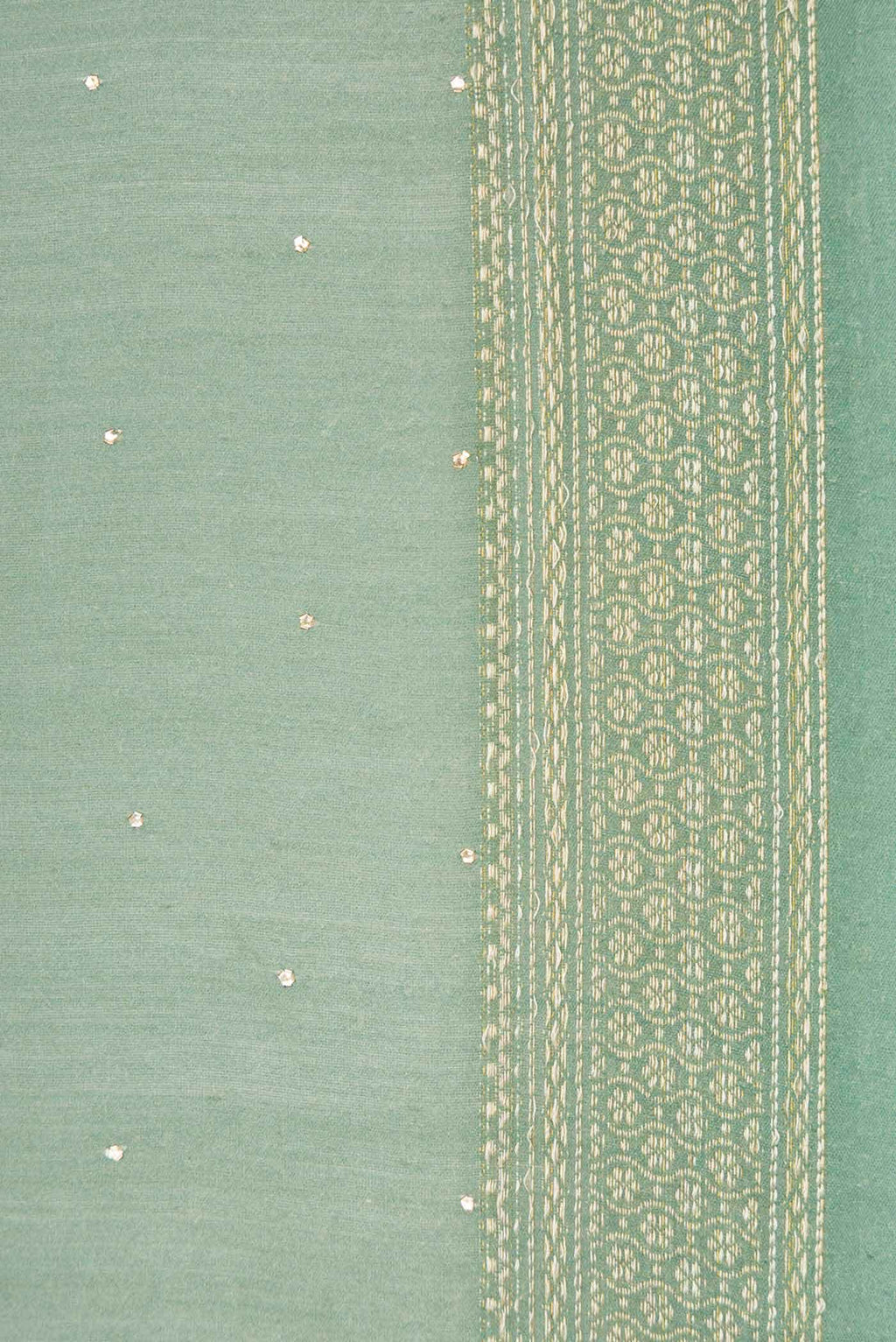 Pista Green Tussar Silk Saree