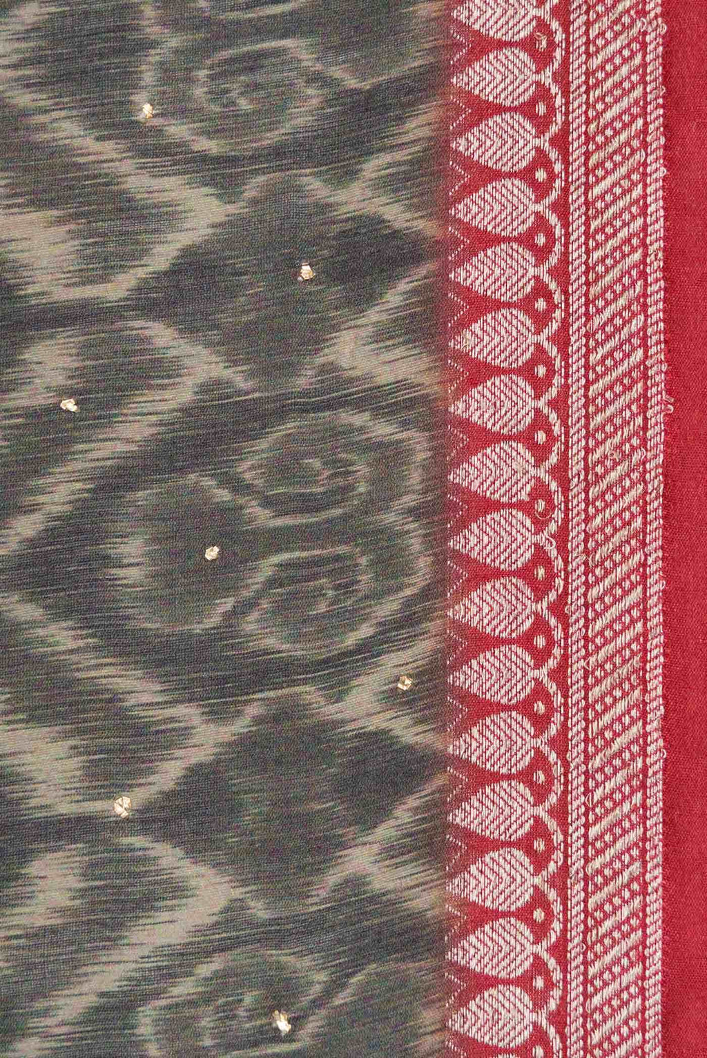 Green Tussar Silk Saree