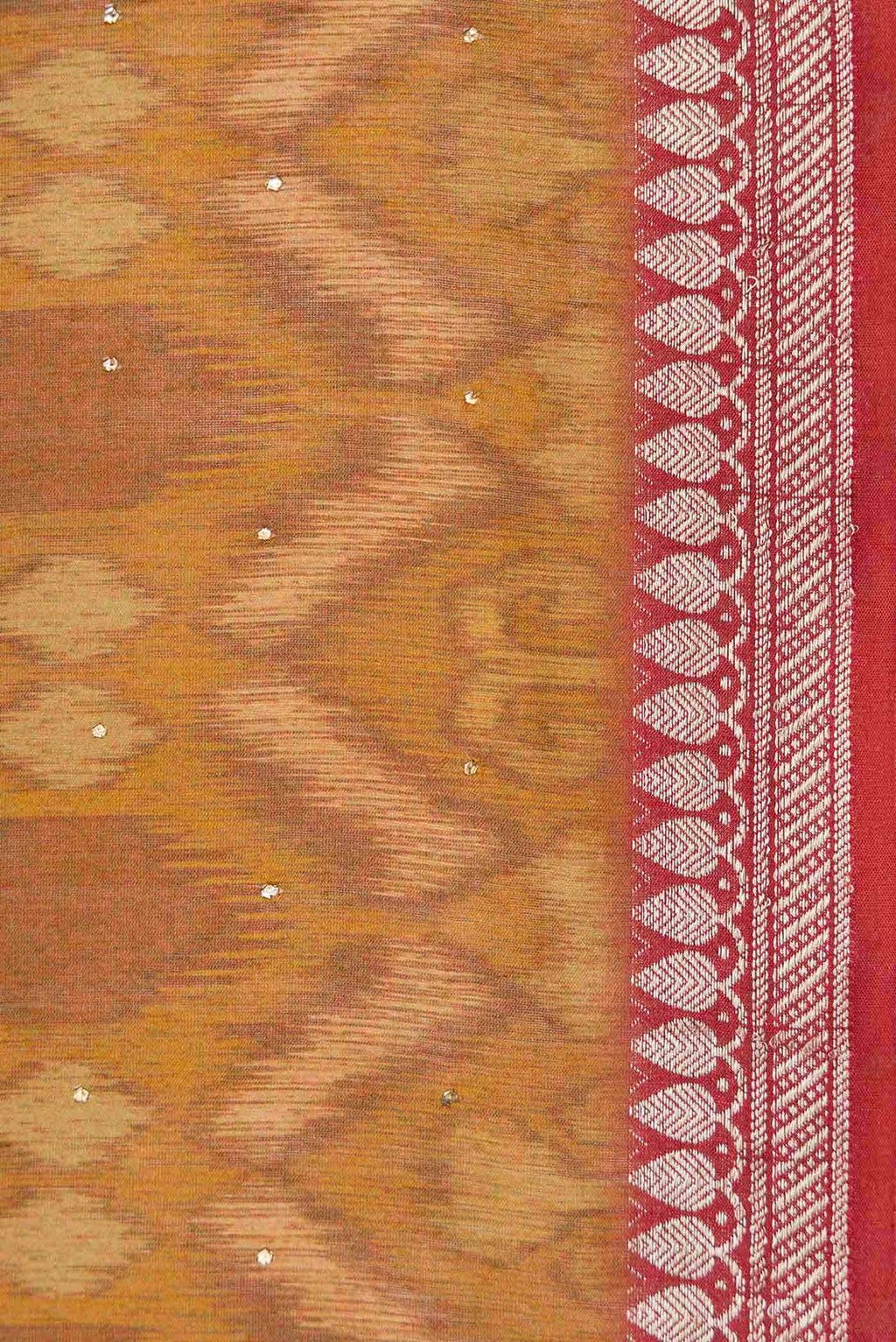 Mehandi Green Tussar Silk Saree