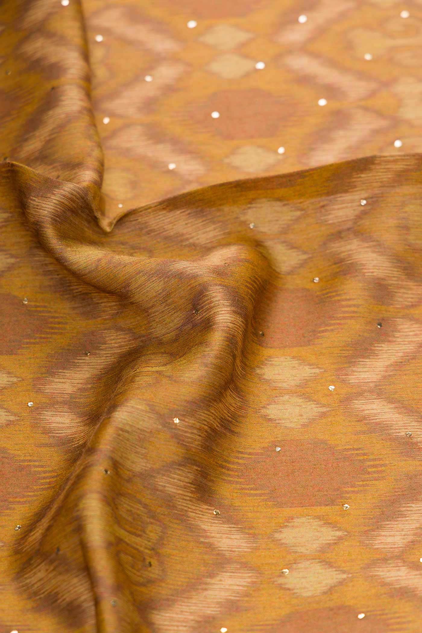 Mehandi Green Tussar Silk Saree