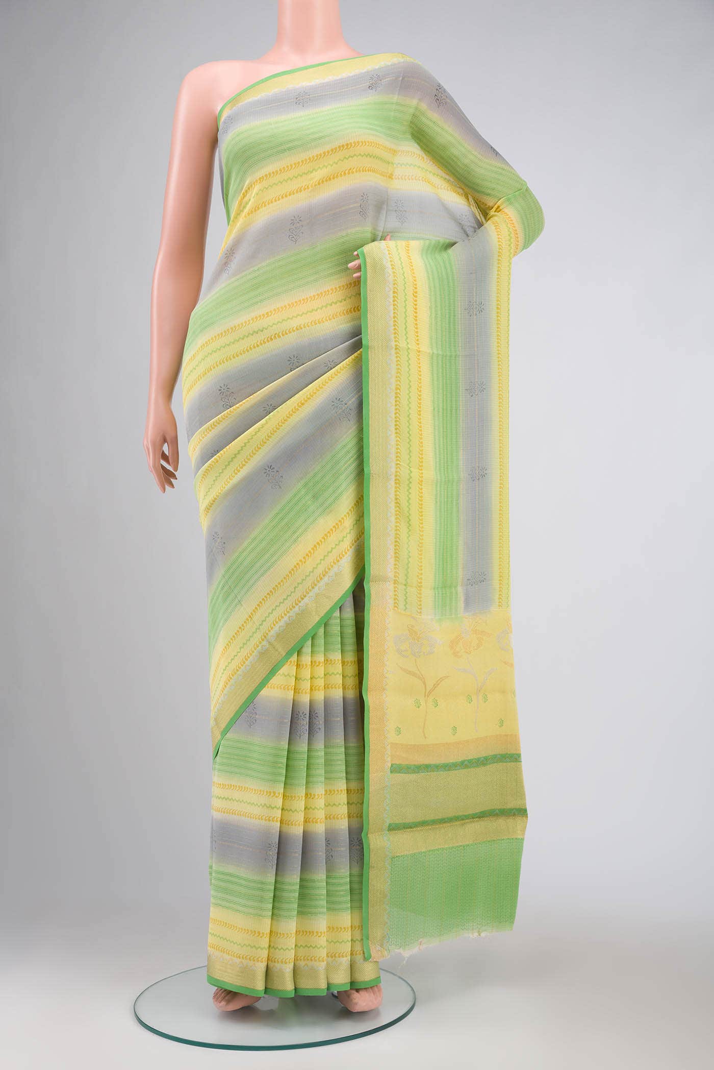 Multi Mysore Georgette Saree