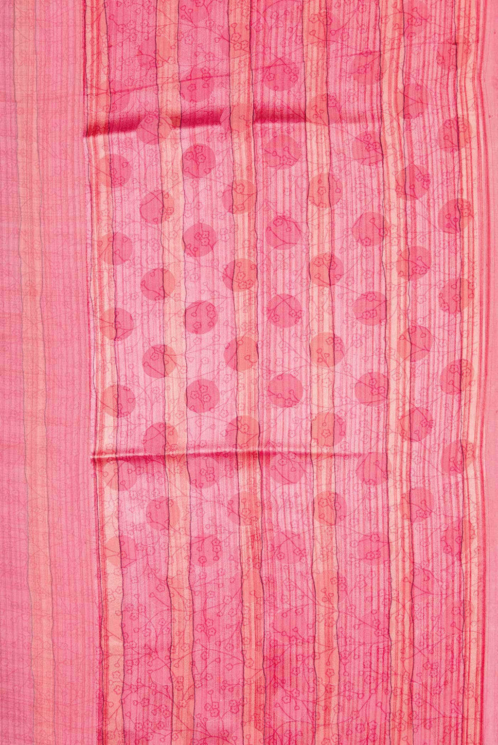 Pink Dual Tone Mysore Georgette Saree