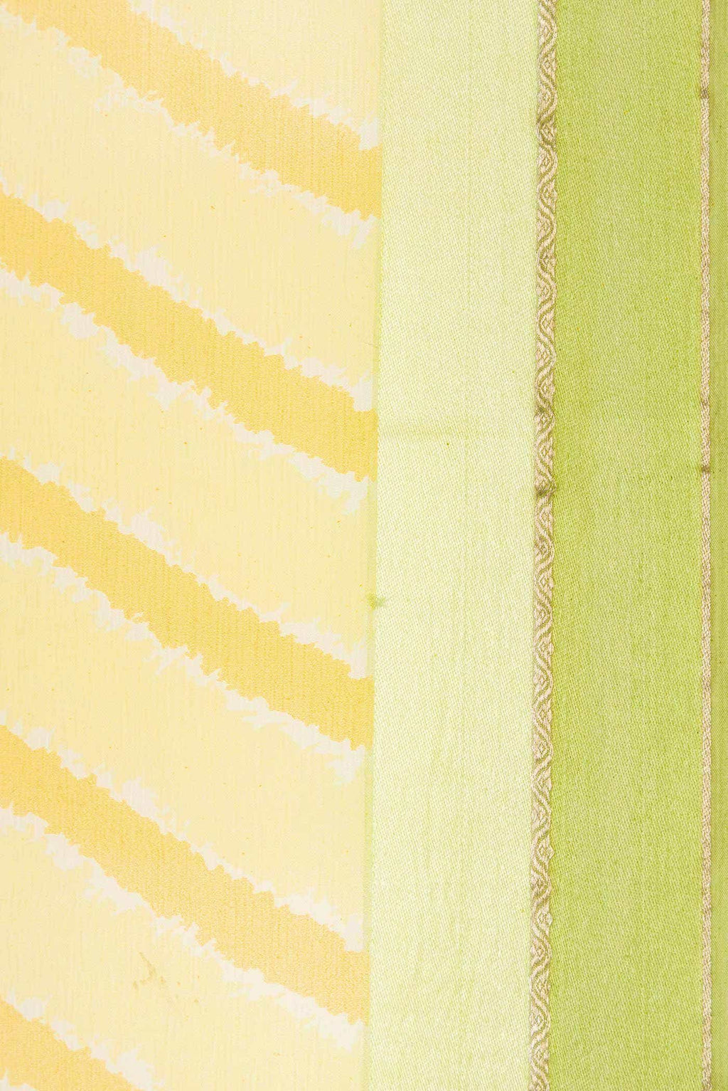 Yellow Mysore Chiffon Saree