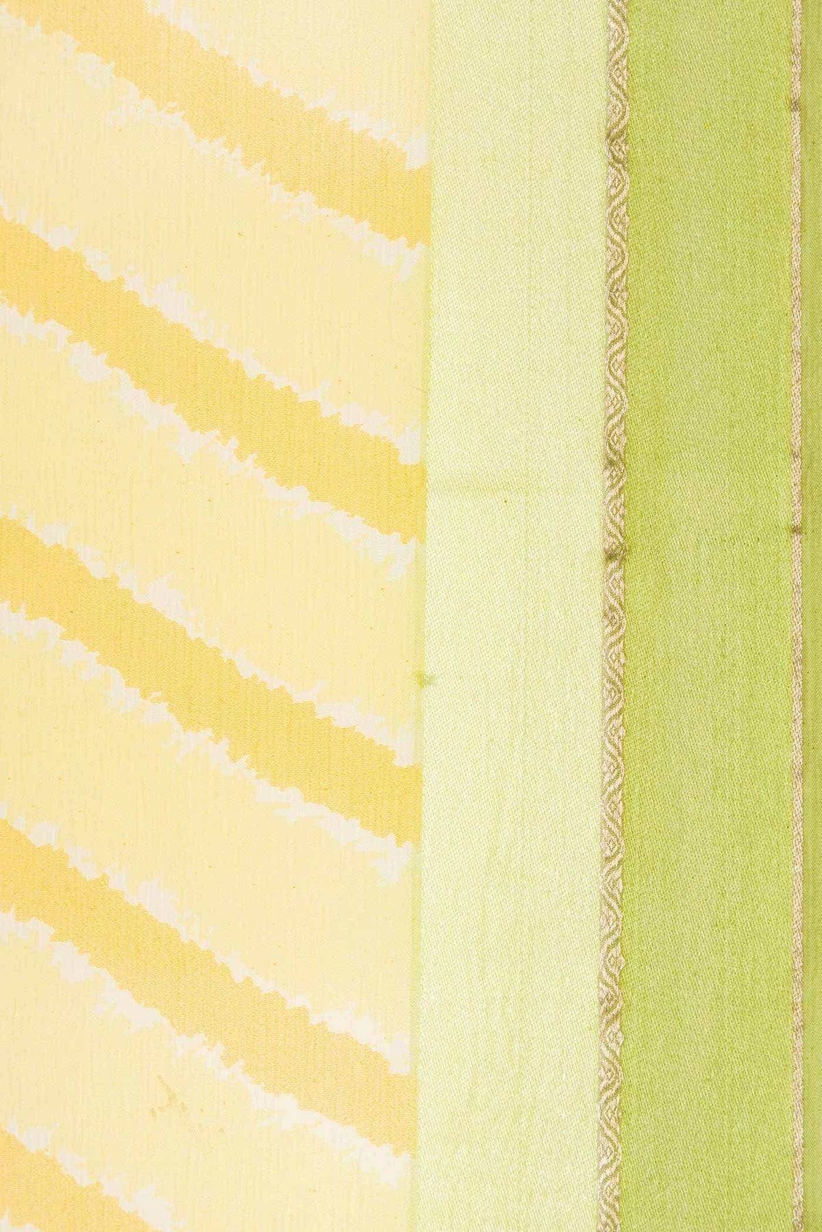 Yellow Mysore Chiffon Saree
