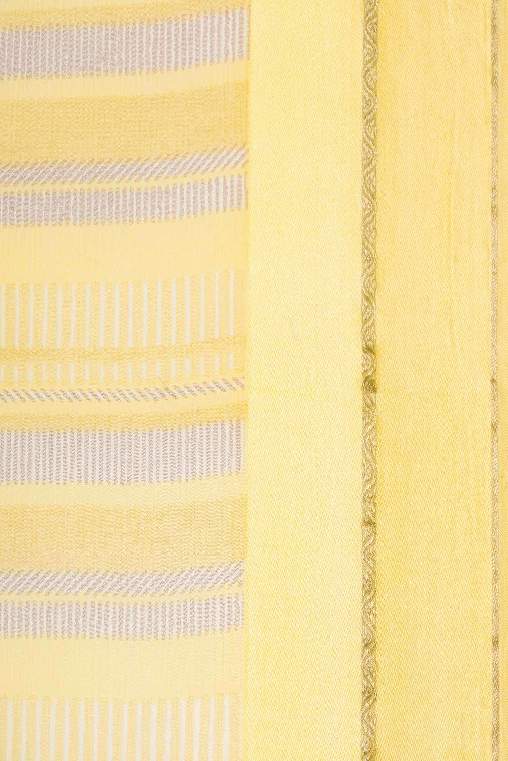 Yellow Dual Tone Mysore Chiffon Saree