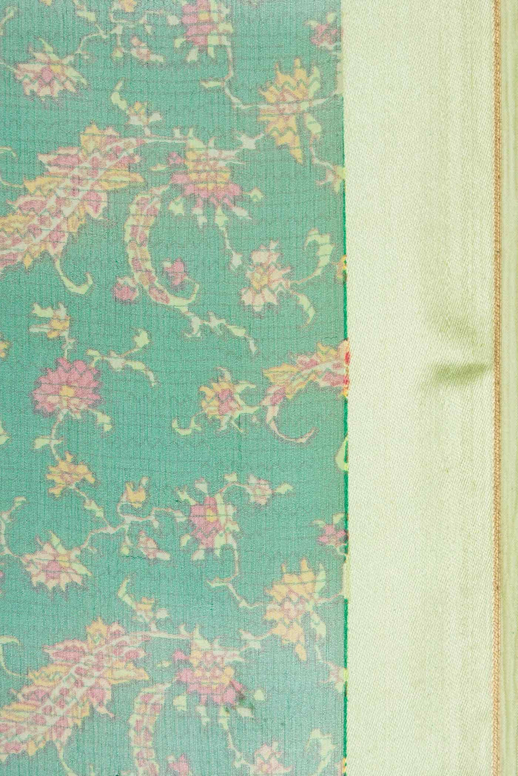 Green Mysore Chiffon Saree