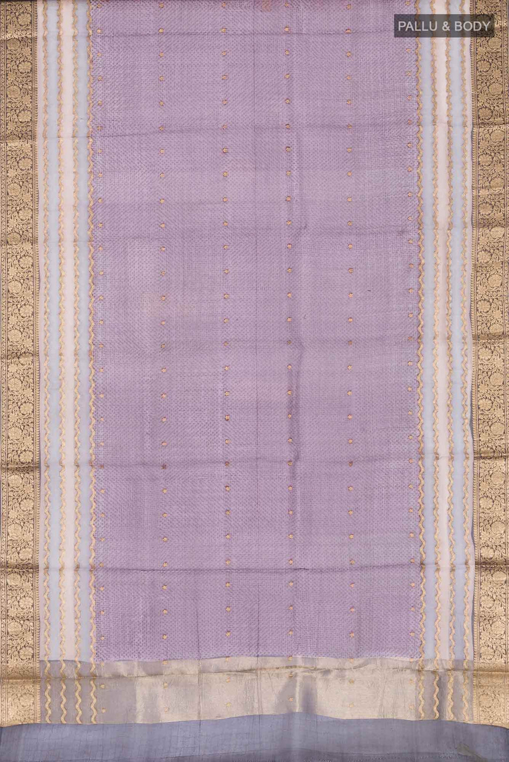 Purple Organza Silk Saree
