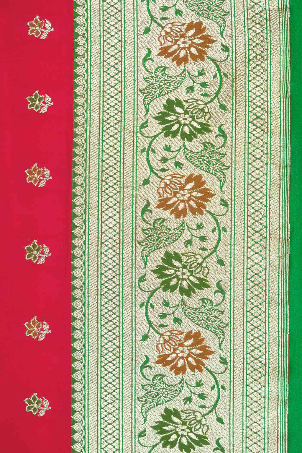 Red Blended Banarasi Silk Saree