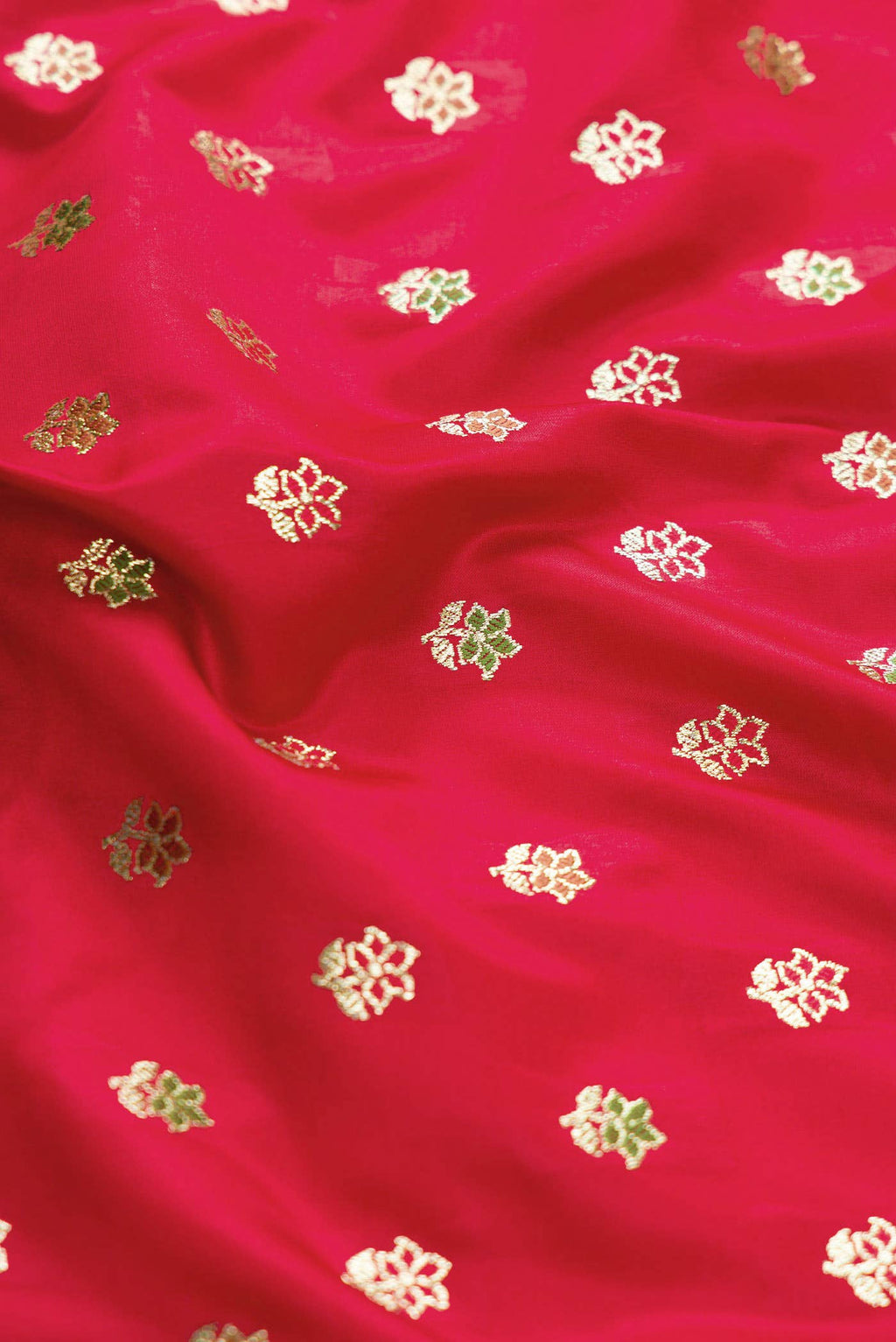 Red Blended Banarasi Silk Saree