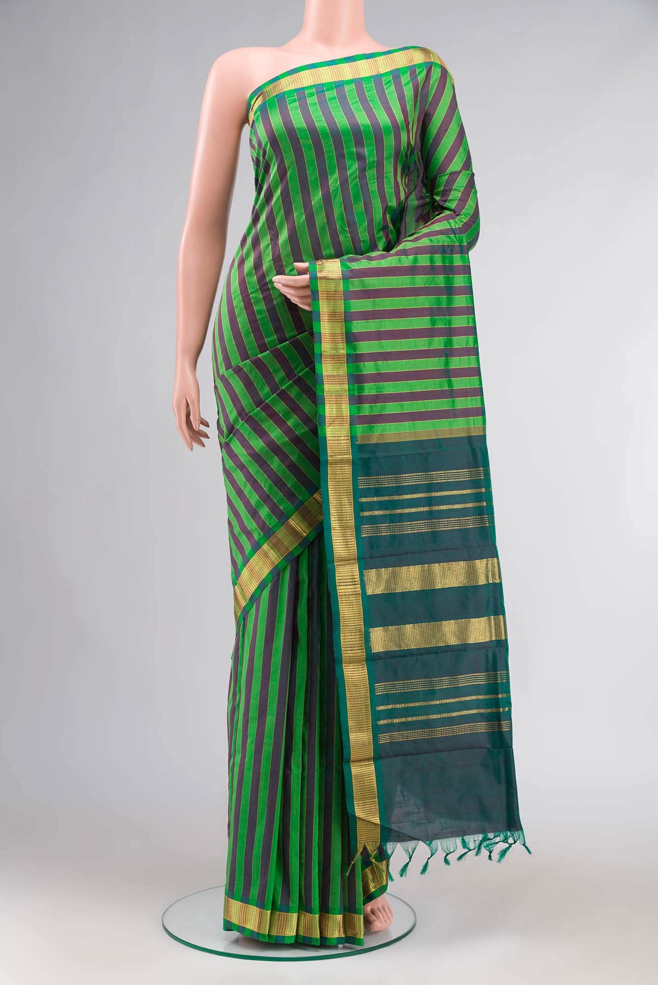Green Kanchipuram Silk Saree