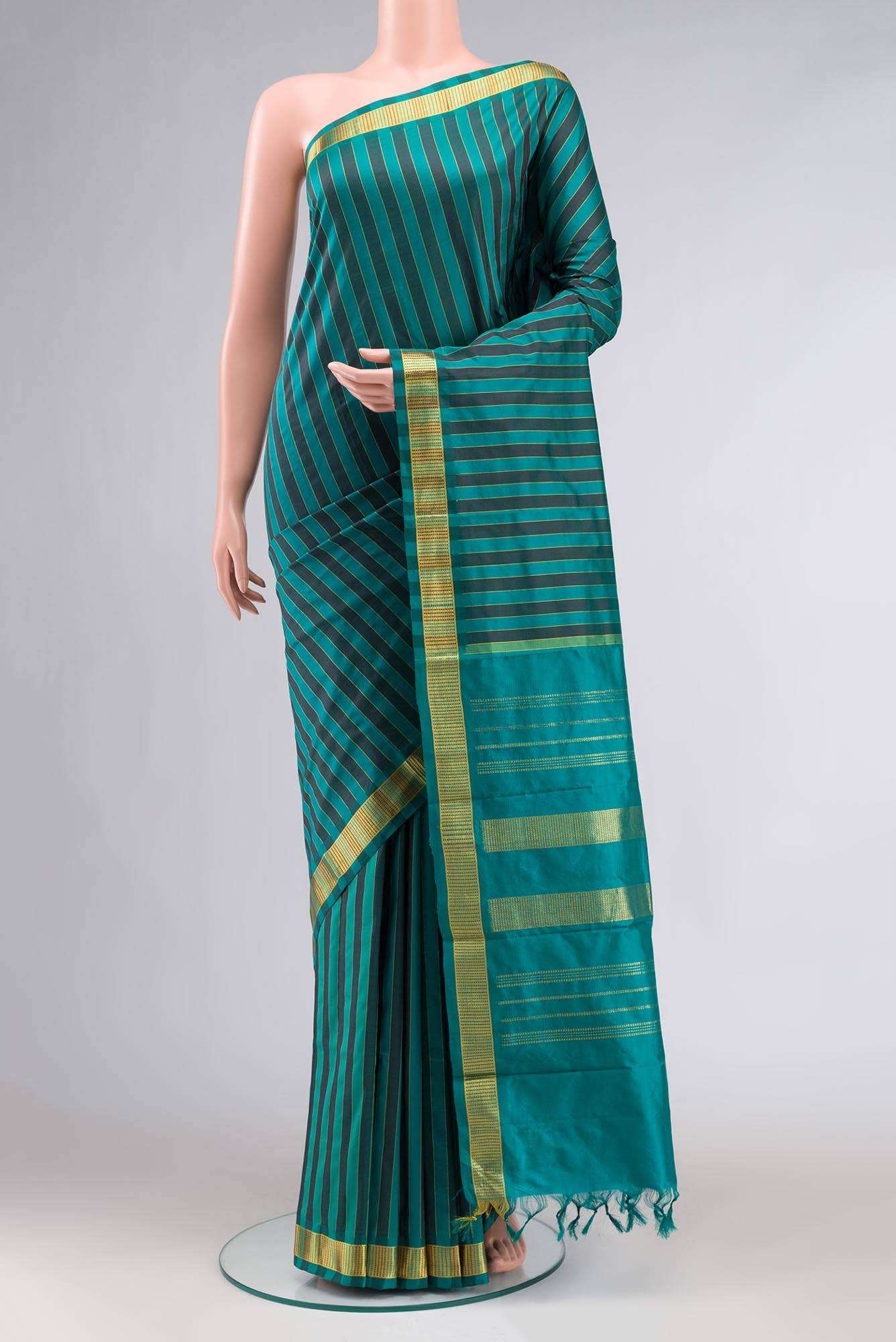 Green Kanchipuram Silk Saree