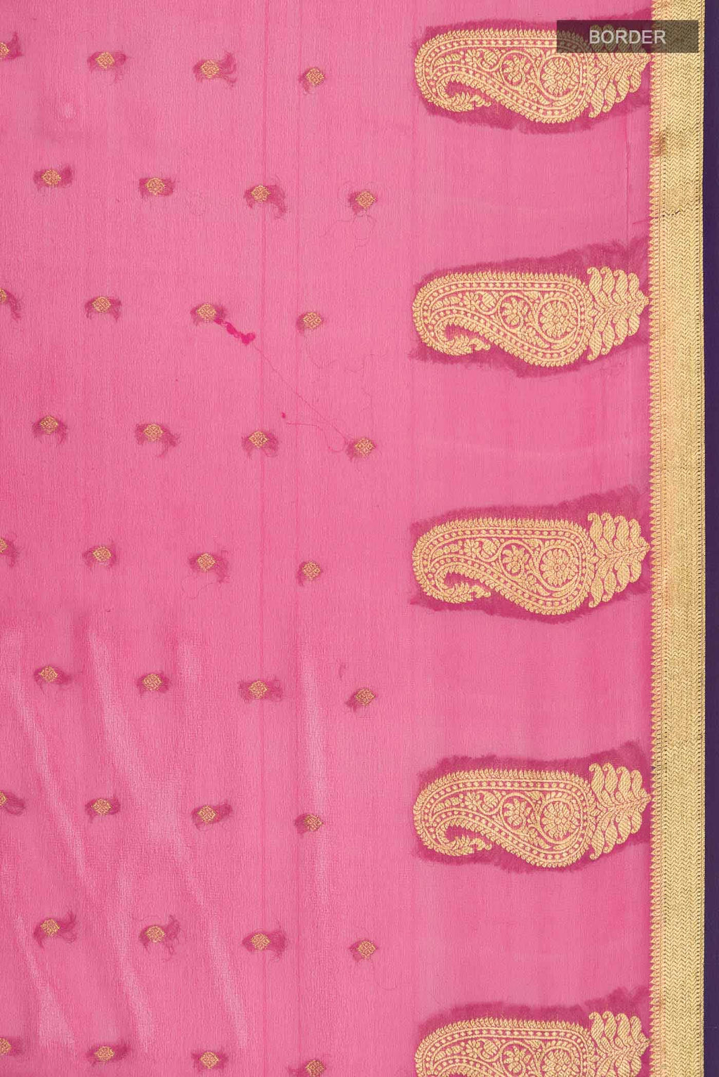 Pink Mysore Georgette Saree