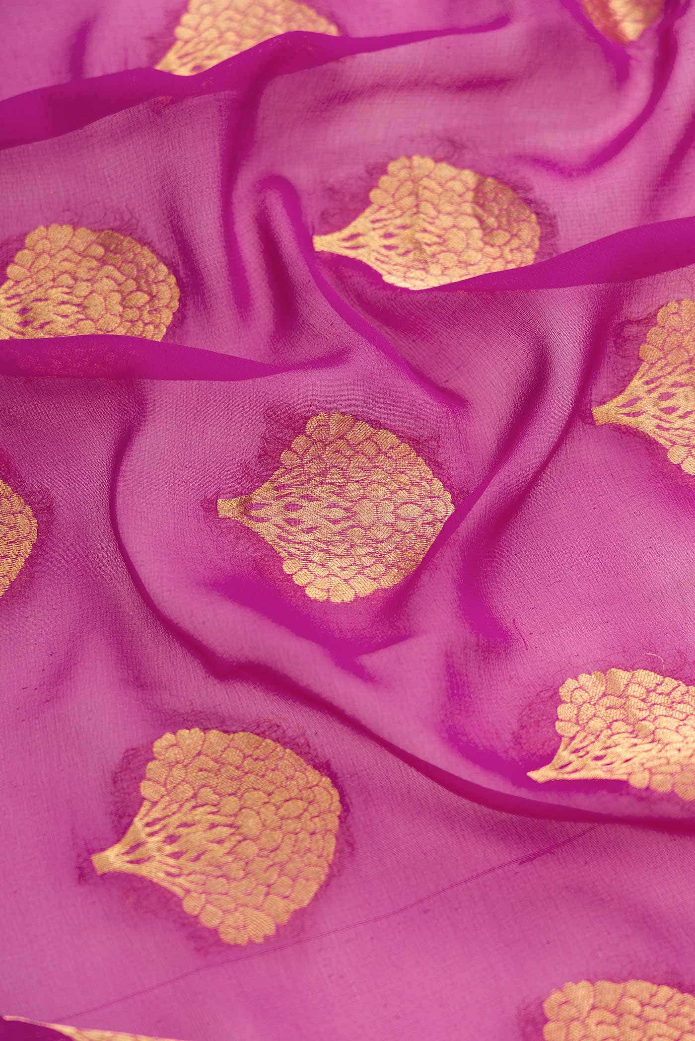 Rani Pink Mysore Georgette Saree