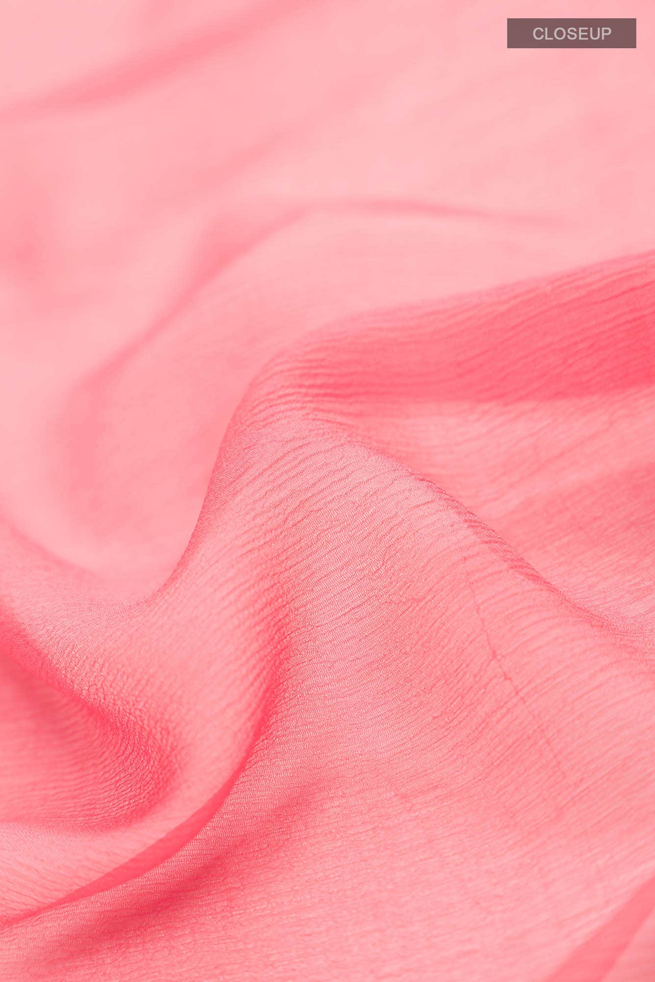 Coral Mysore Chiffon Saree