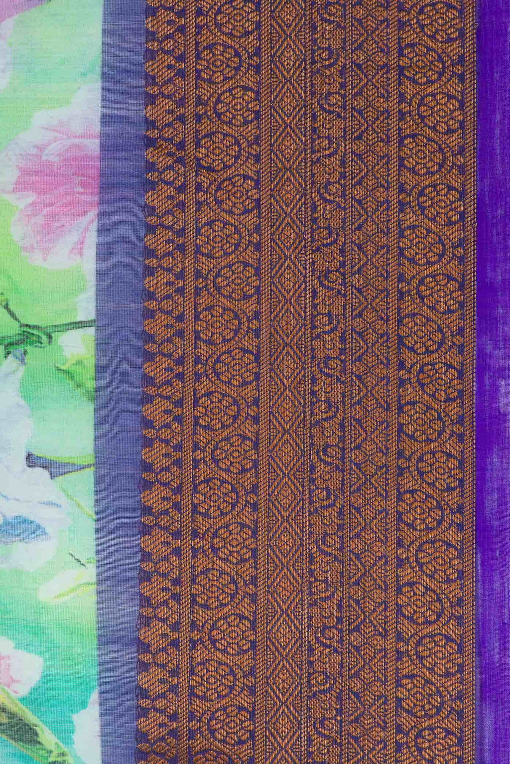 Green Chanderi Silk Saree