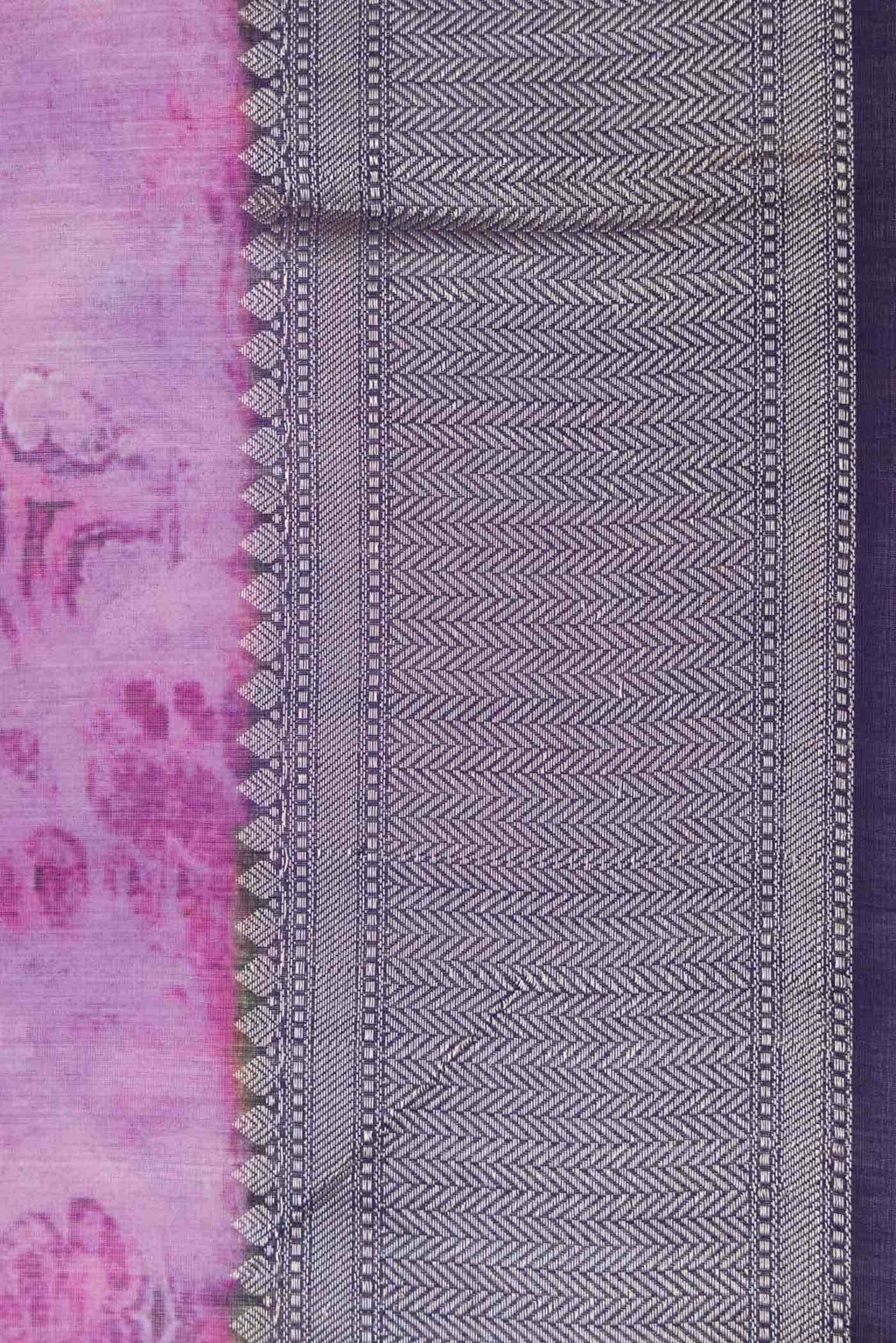 Lavender Chanderi Silk Saree