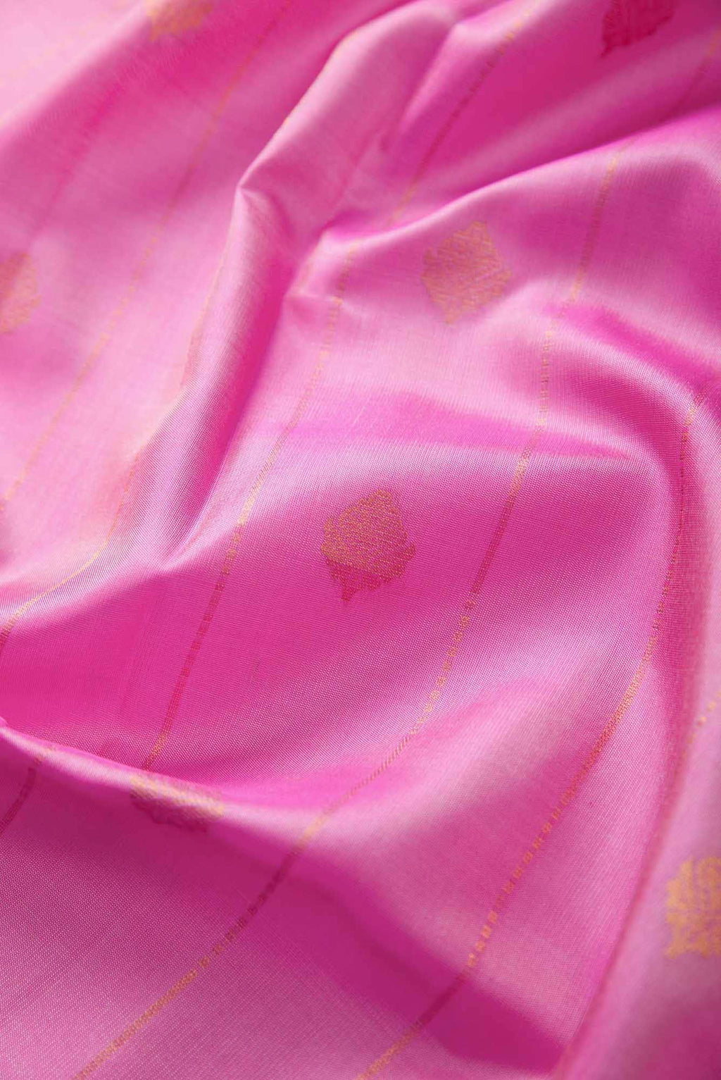 Pink Dual Tone Soft Silk Saree