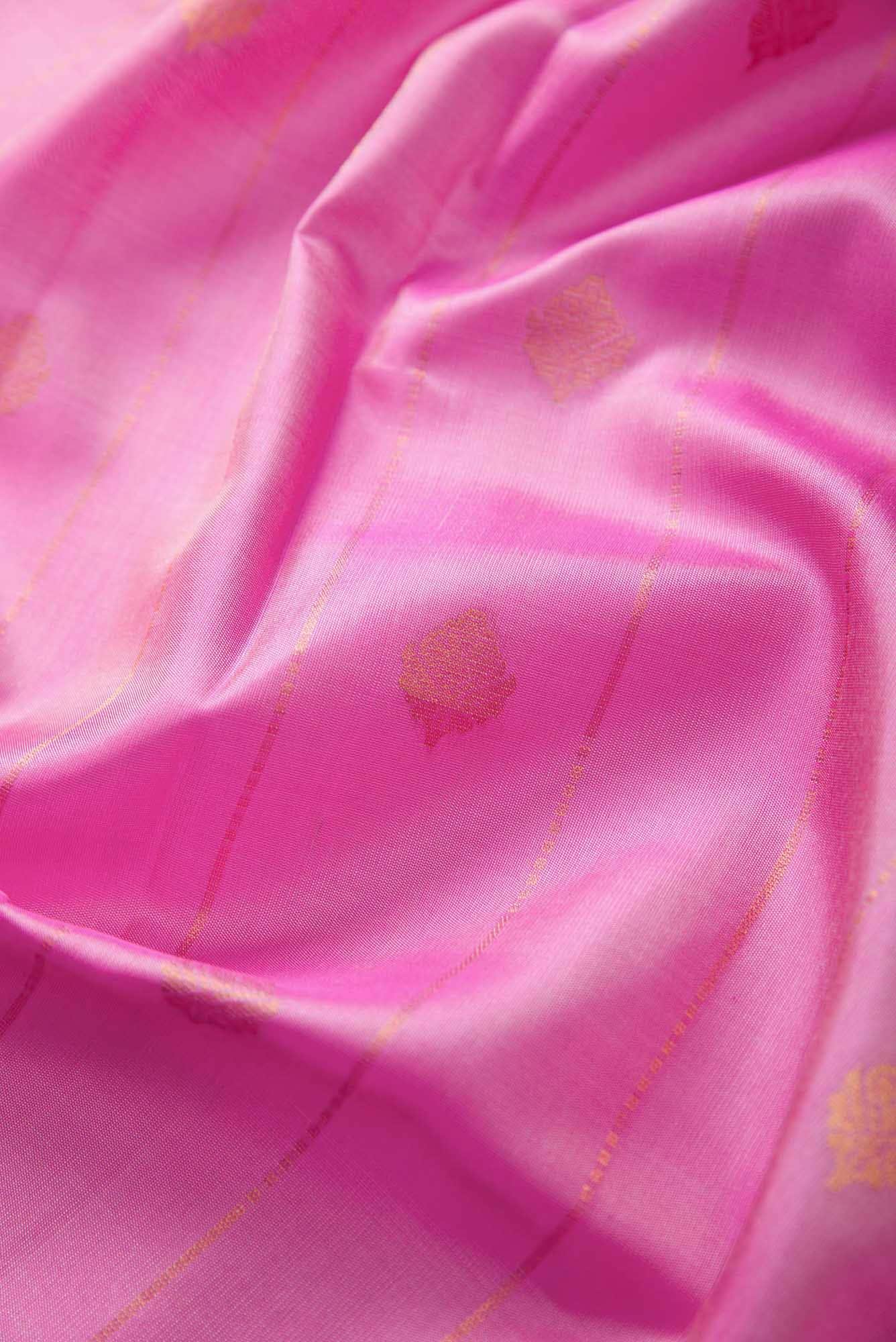 Pink Dual Tone Soft Silk Saree
