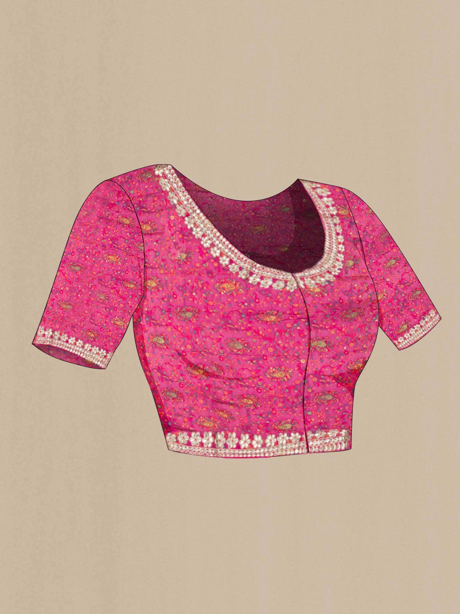 Brown Bhagalpuri Tussar Silk Saree