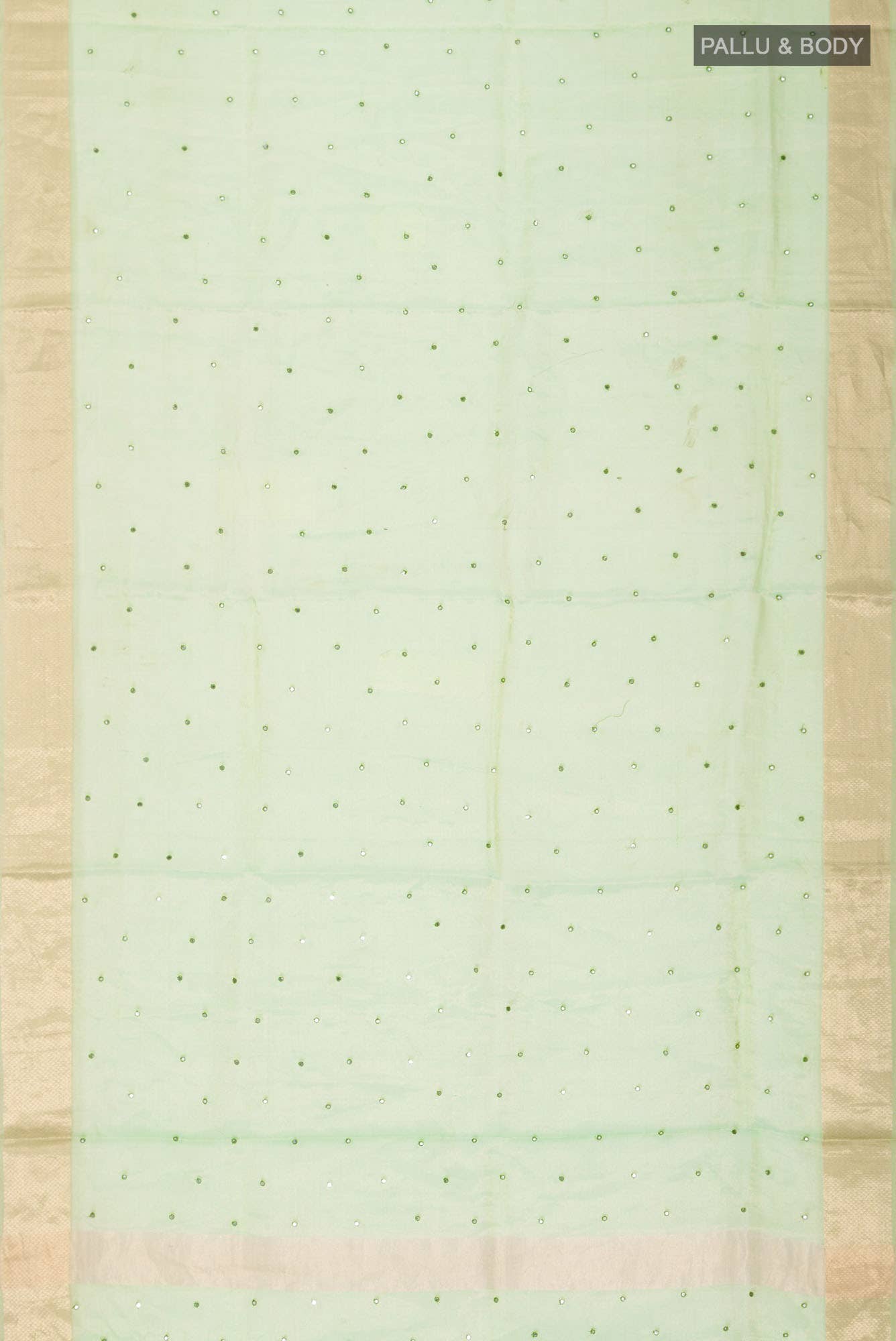 Green Organza Silk Saree