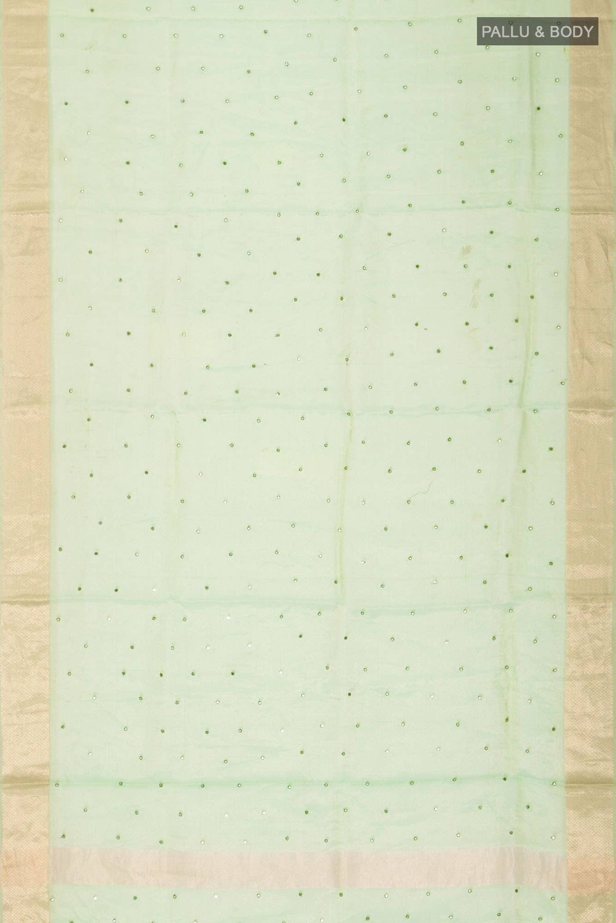Green Organza Silk Saree