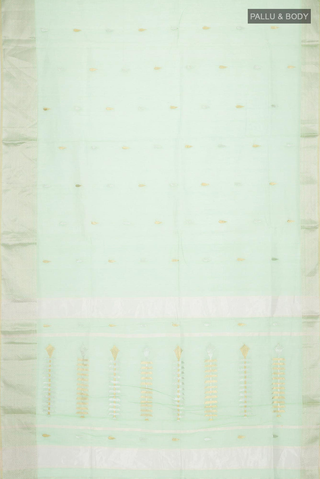 Mint Green Kota Silk Saree