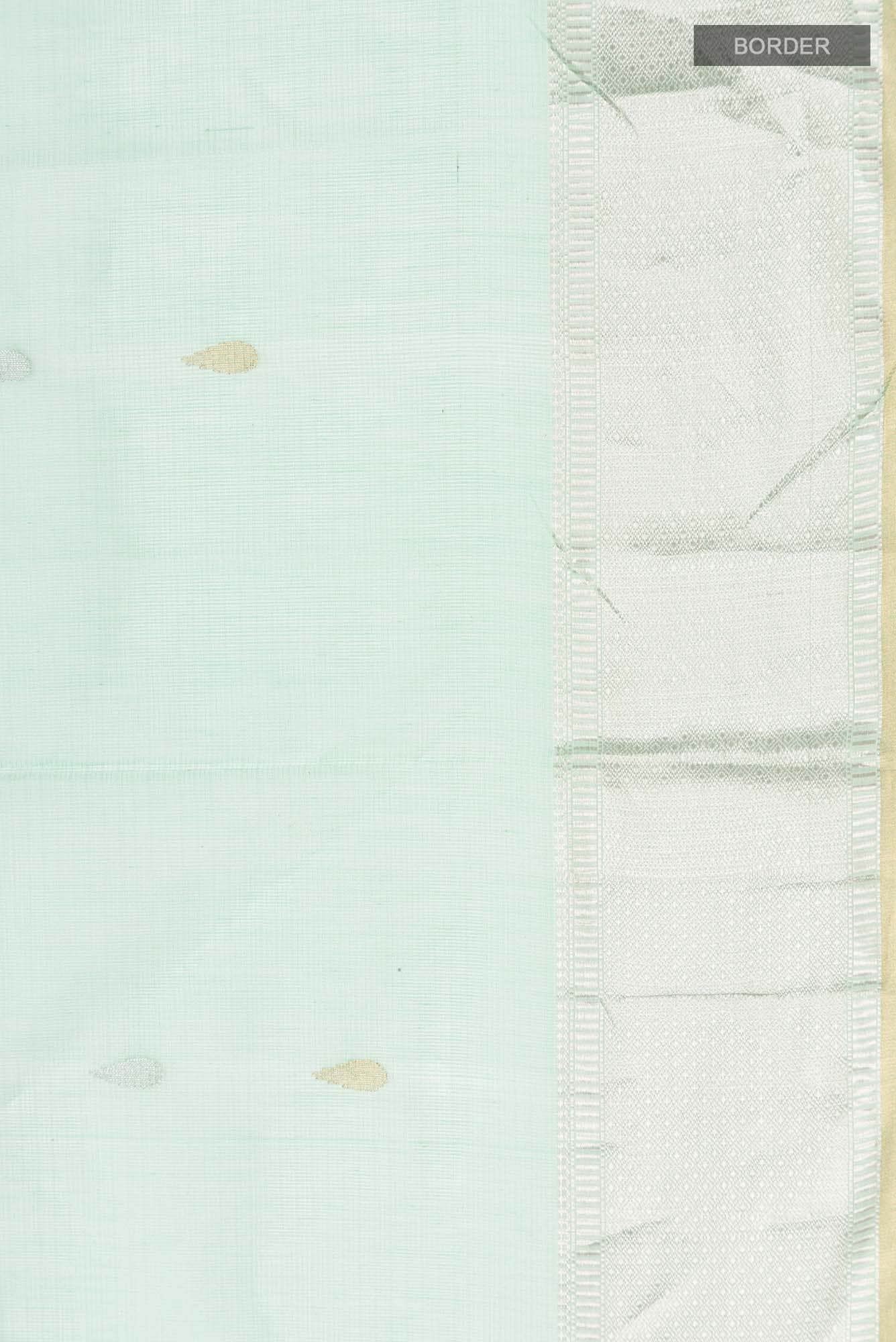 Sea Green Kota Silk Saree