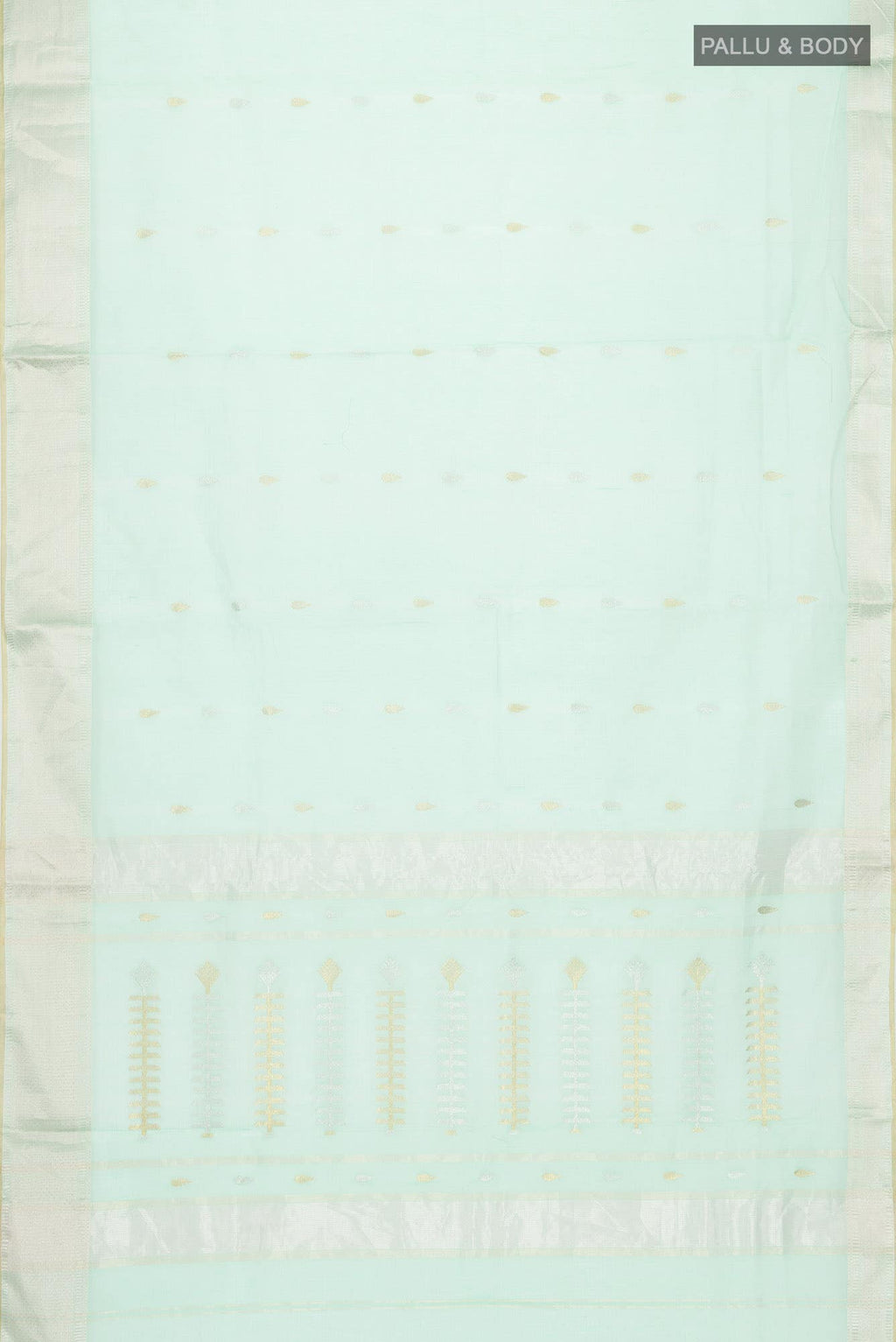 Sea Green Kota Silk Saree